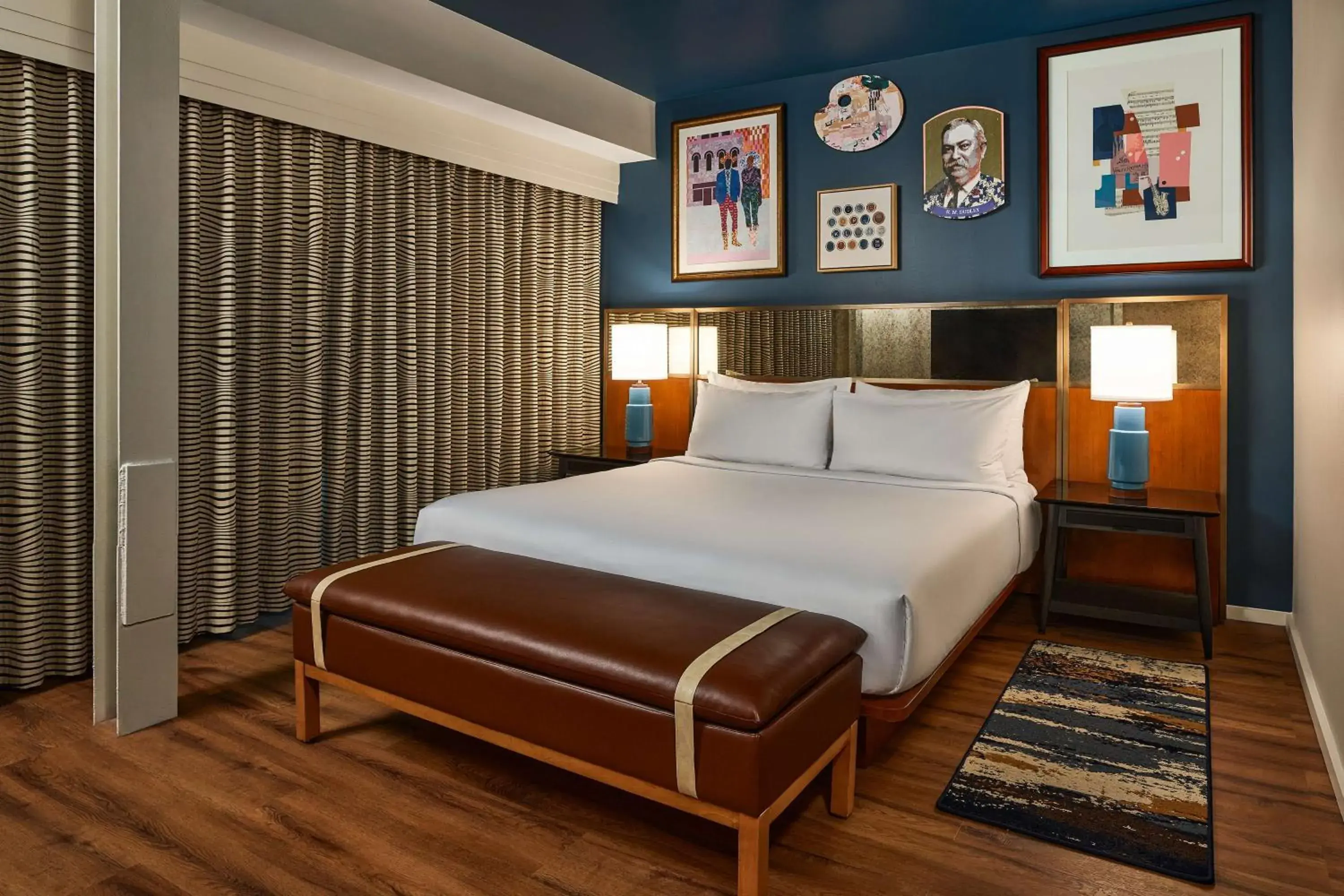 Bed in The Bankers Alley Hotel Nashville, Tapestry Collection by Hilton Bed in The Bankers Alley Hotel Nashville, Tapestry Collection by Hilton