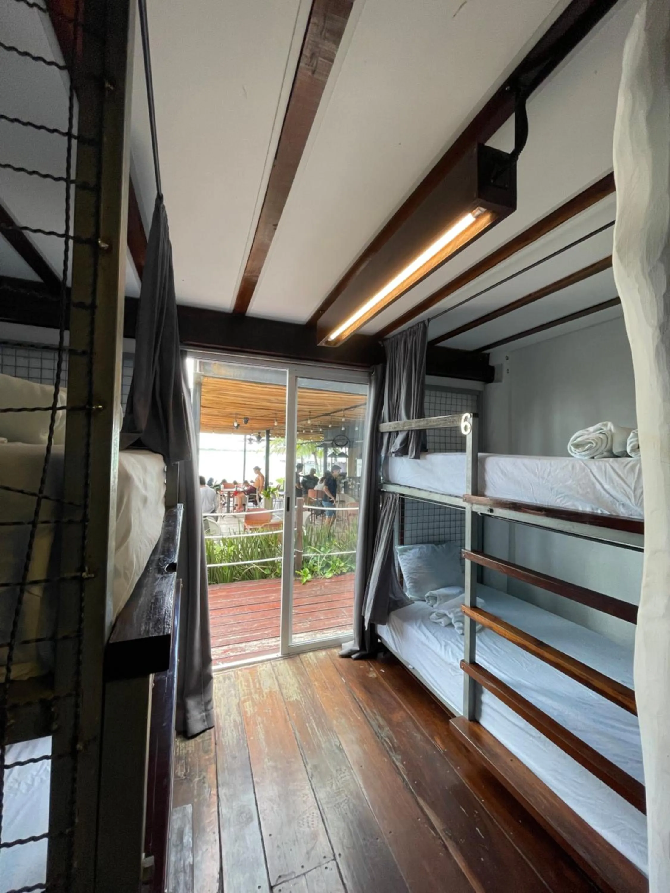 Bed in The Yak Lake House - Hostal Bacalar