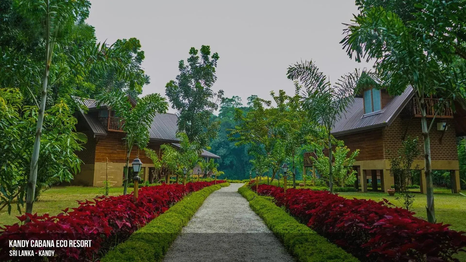 Garden view in Kandy Cabana Garden view in Kandy Cabana