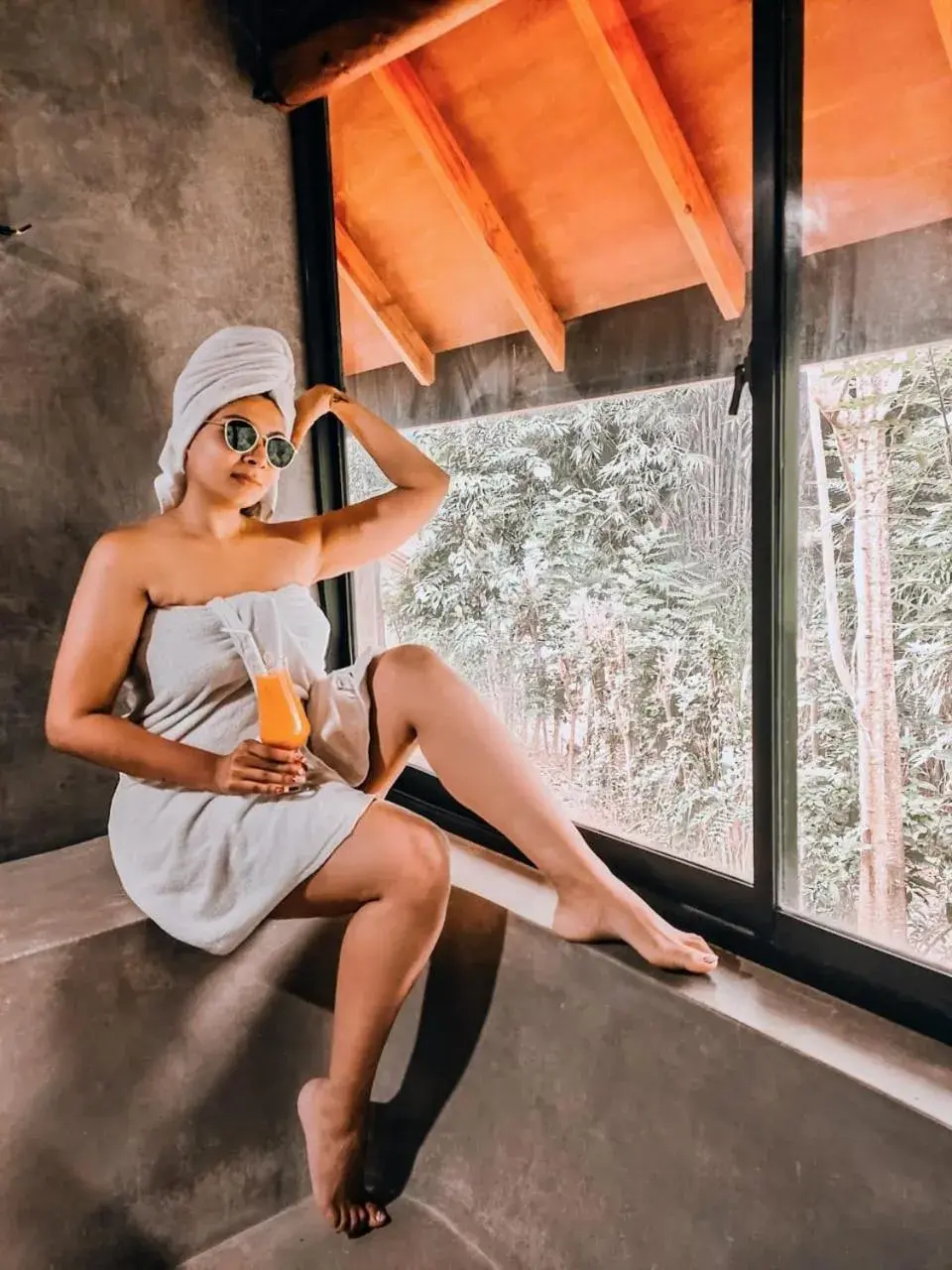 Bathroom in Kandy Cabana Bathroom in Kandy Cabana