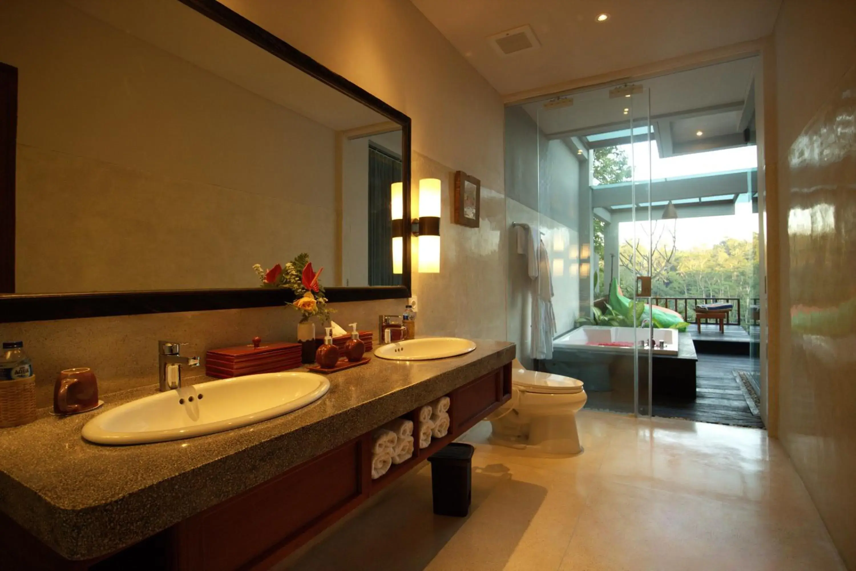 Bathroom in Ayuterra Resort Bathroom in Ayuterra Resort