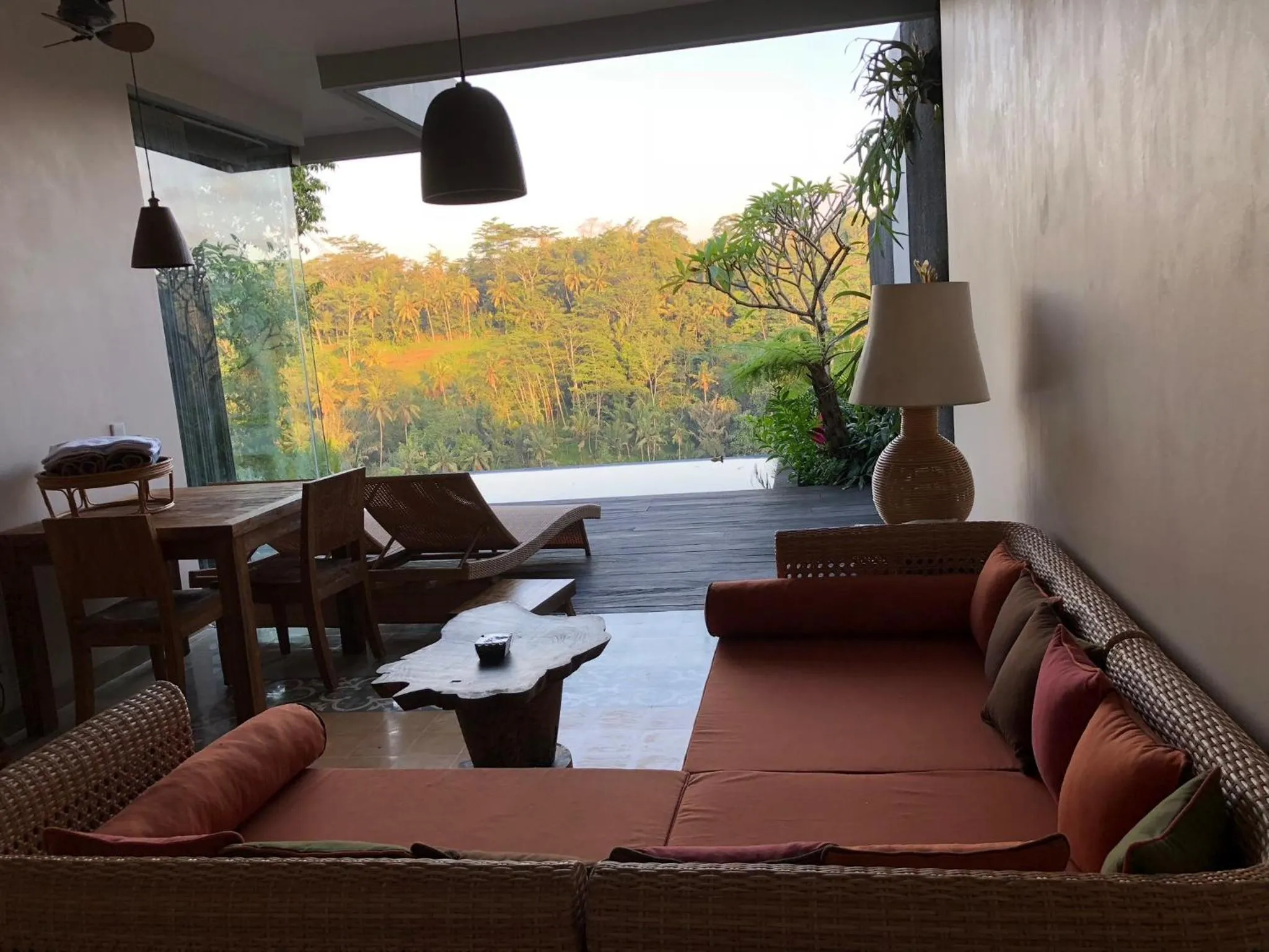 Living room in Ayuterra Resort