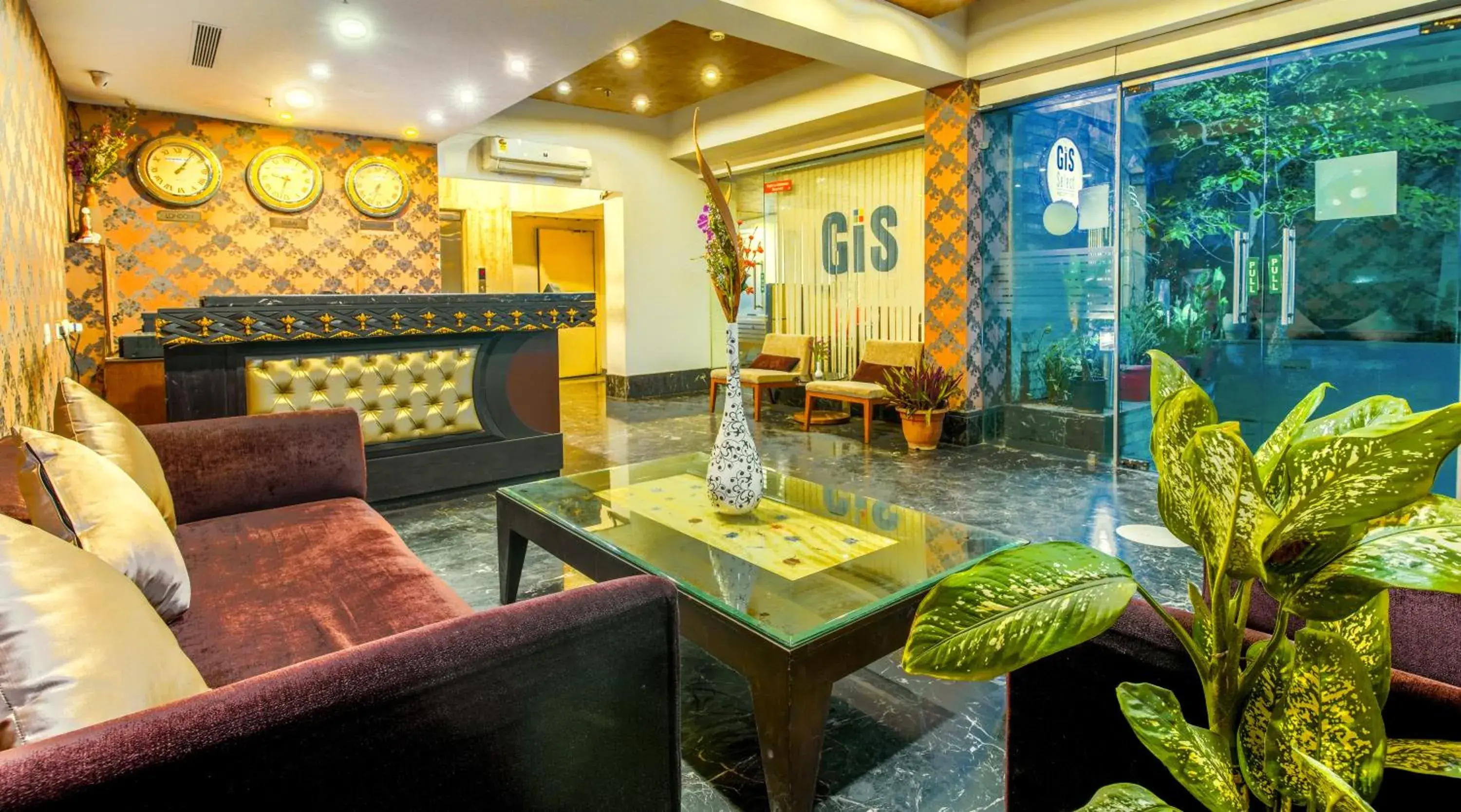 Lobby or reception in Gis Select Banjara Hill Lobby or reception in Gis Select Banjara Hill
