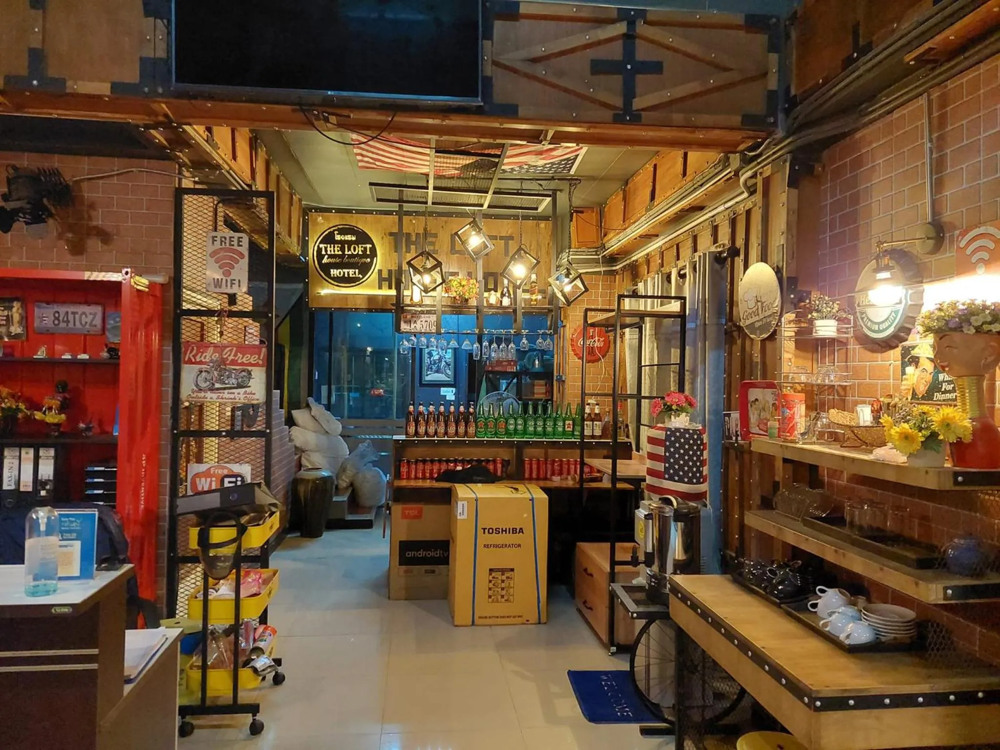 Lobby or reception in The Lofthouse Sansai