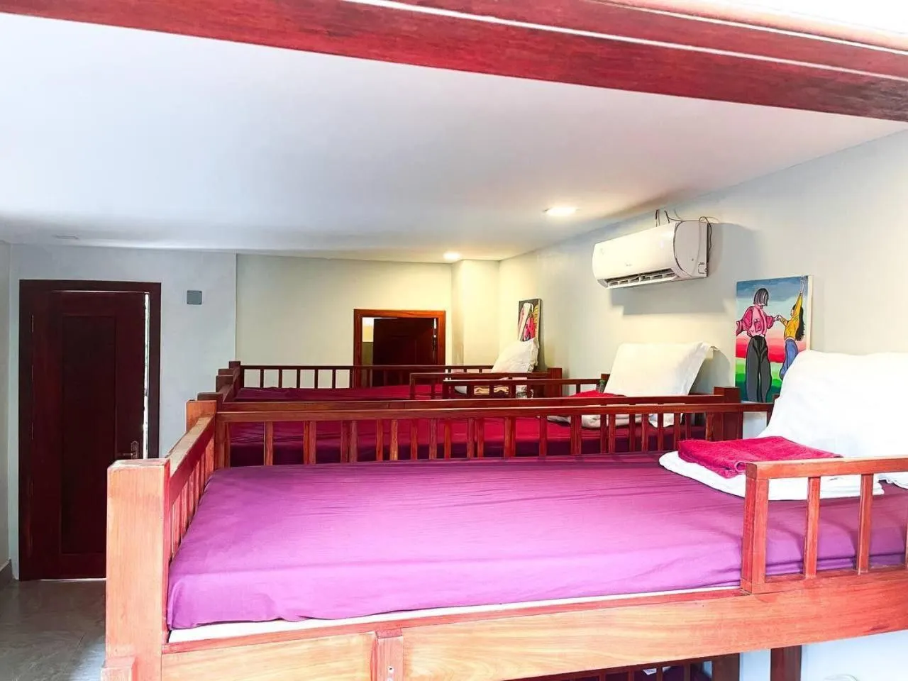 Bed in Bamboo Bungalow