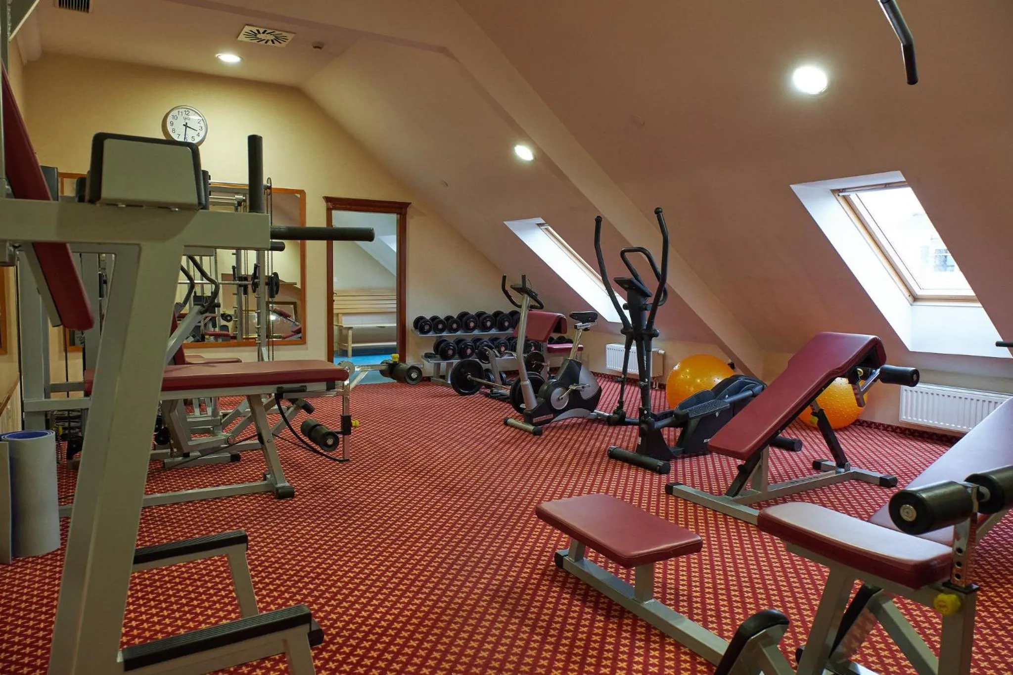 Fitness centre/facilities in Hotel Waldinger