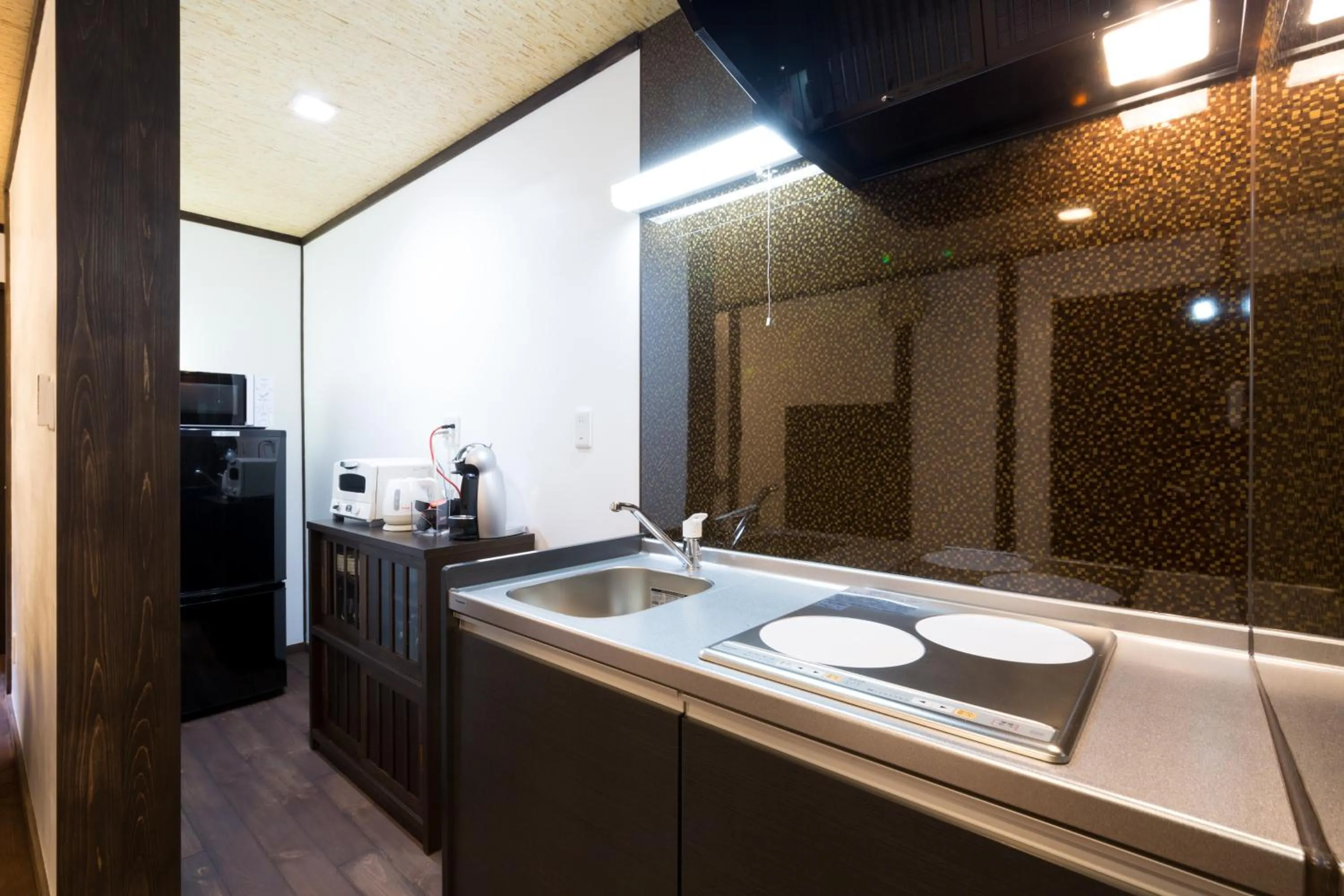 Kitchen or kitchenette in Kyotoya Tsuki no Yu Bettei