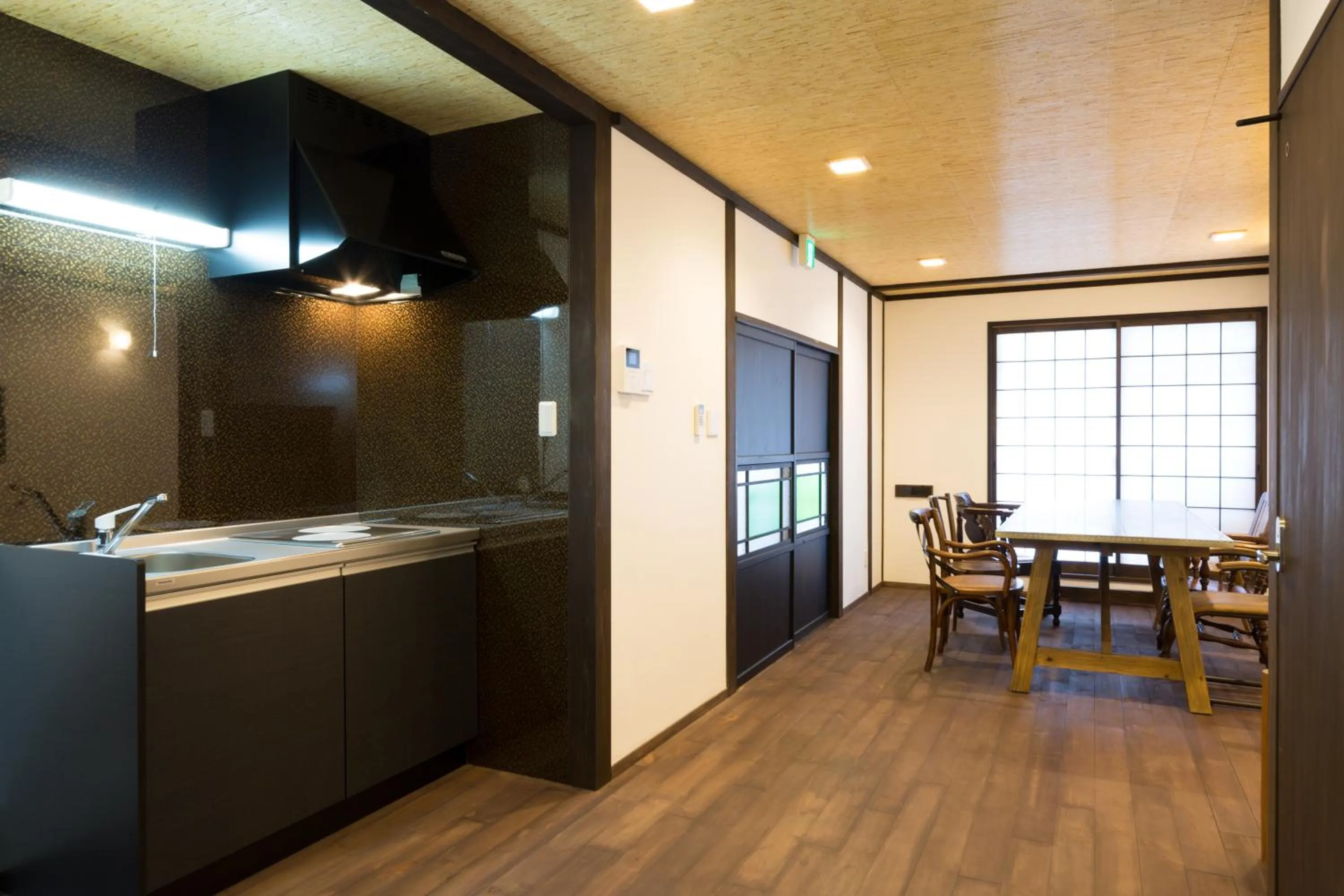 Kitchen or kitchenette in Kyotoya Tsuki no Yu Bettei