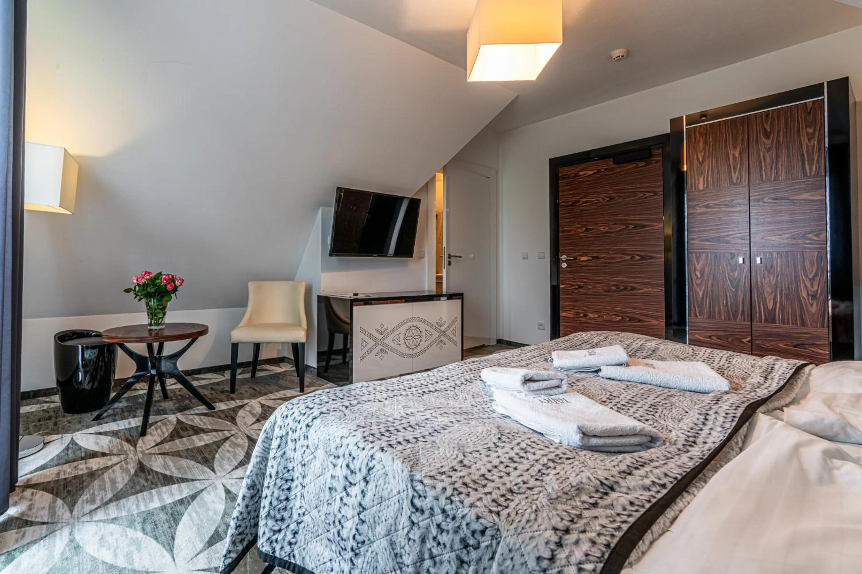 Bed in ApartHotel Tatry de Luxe FizjoMedical & Spa