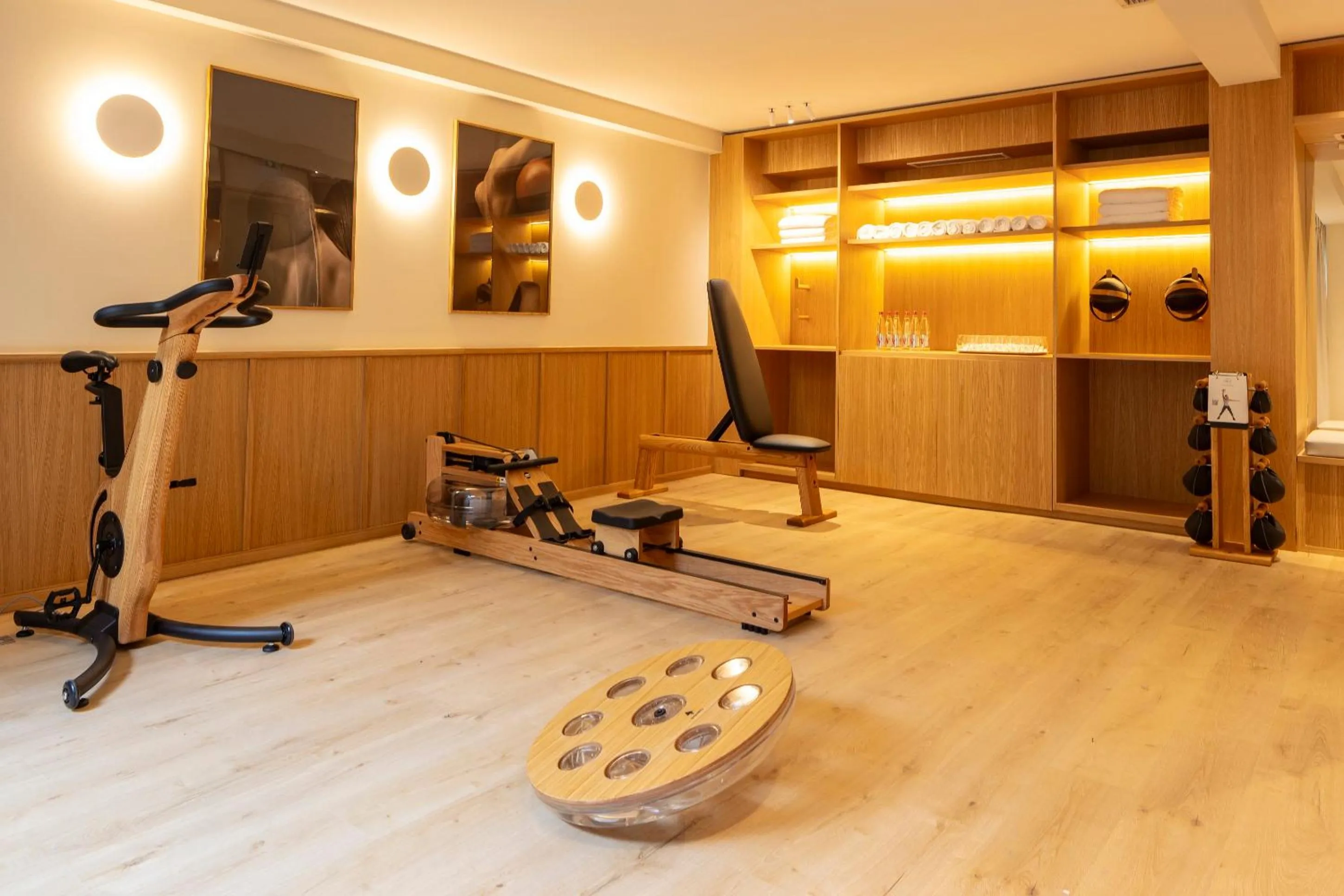 Fitness centre/facilities in Briqueterie Champagne, A Beauvallon Hotel & Spa