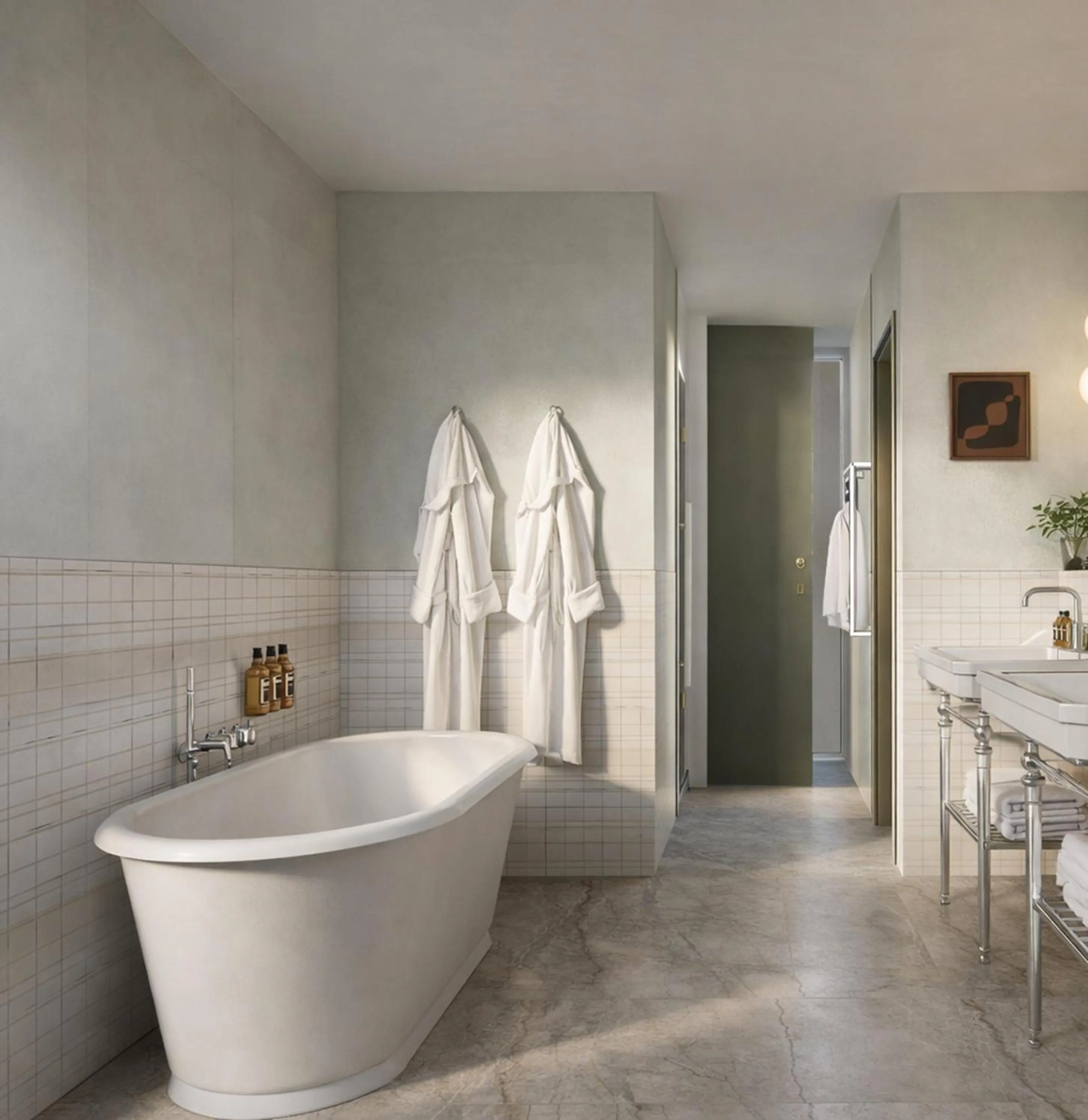 Bathroom in Briqueterie Champagne, A Beauvallon Hotel & Spa