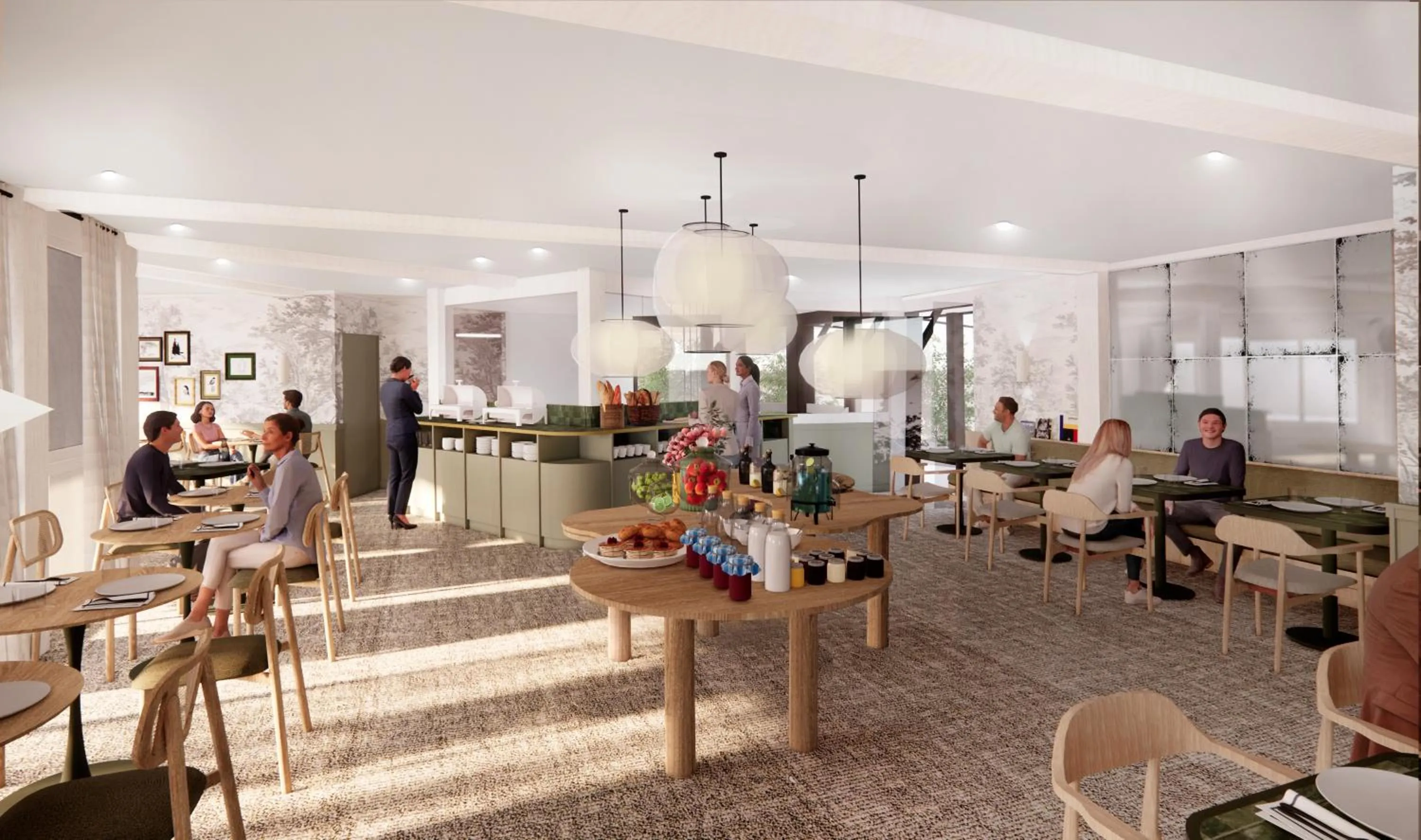 Food and drinks in Briqueterie Champagne, A Beauvallon Hotel & Spa