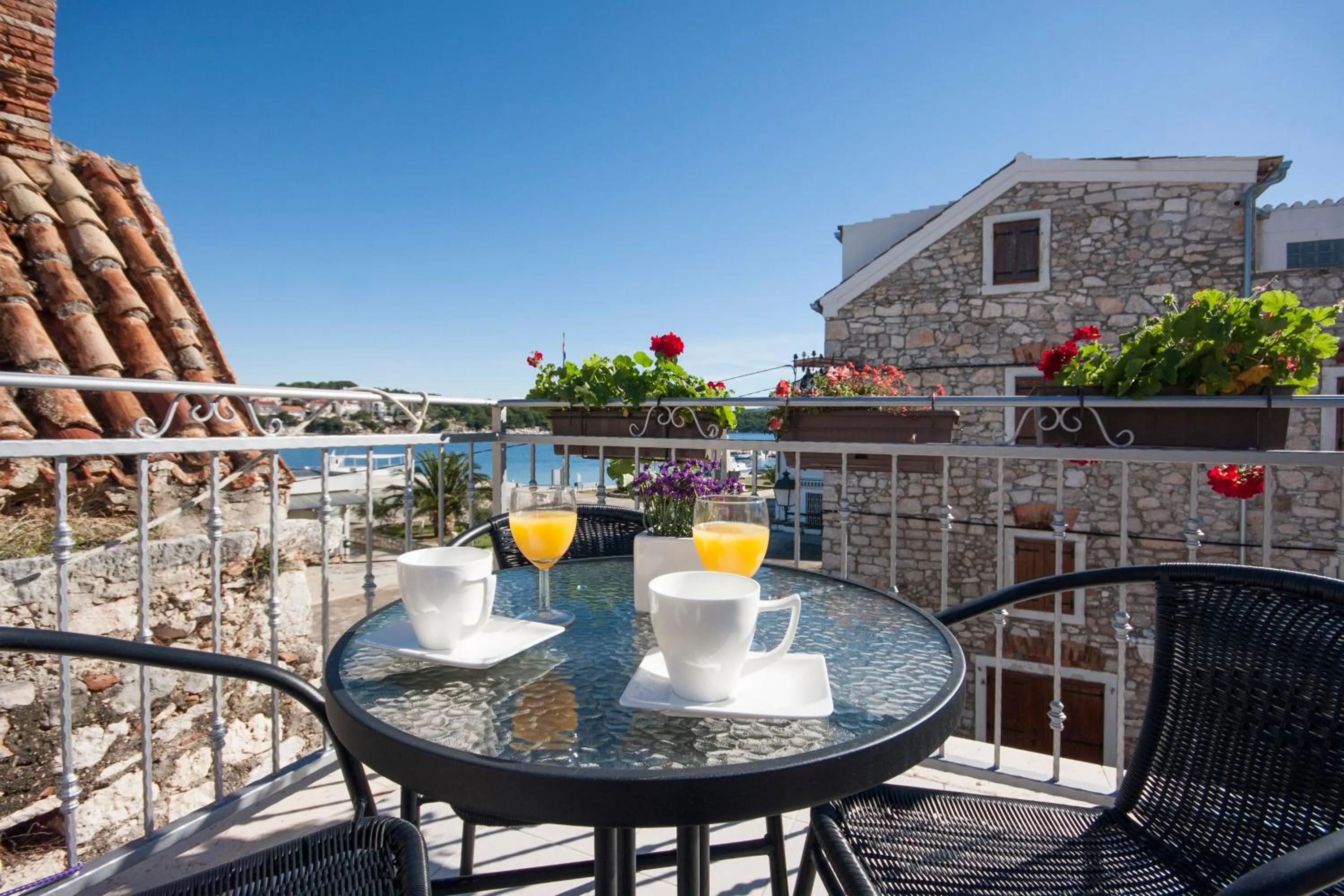 Balcony/Terrace in Apartments Dalmata