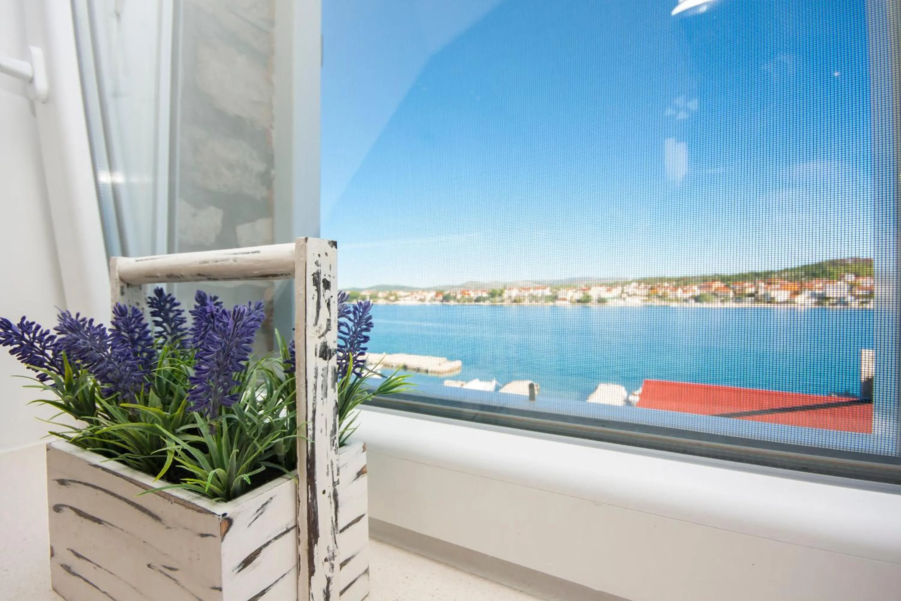 Sea view in Apartments Dalmata