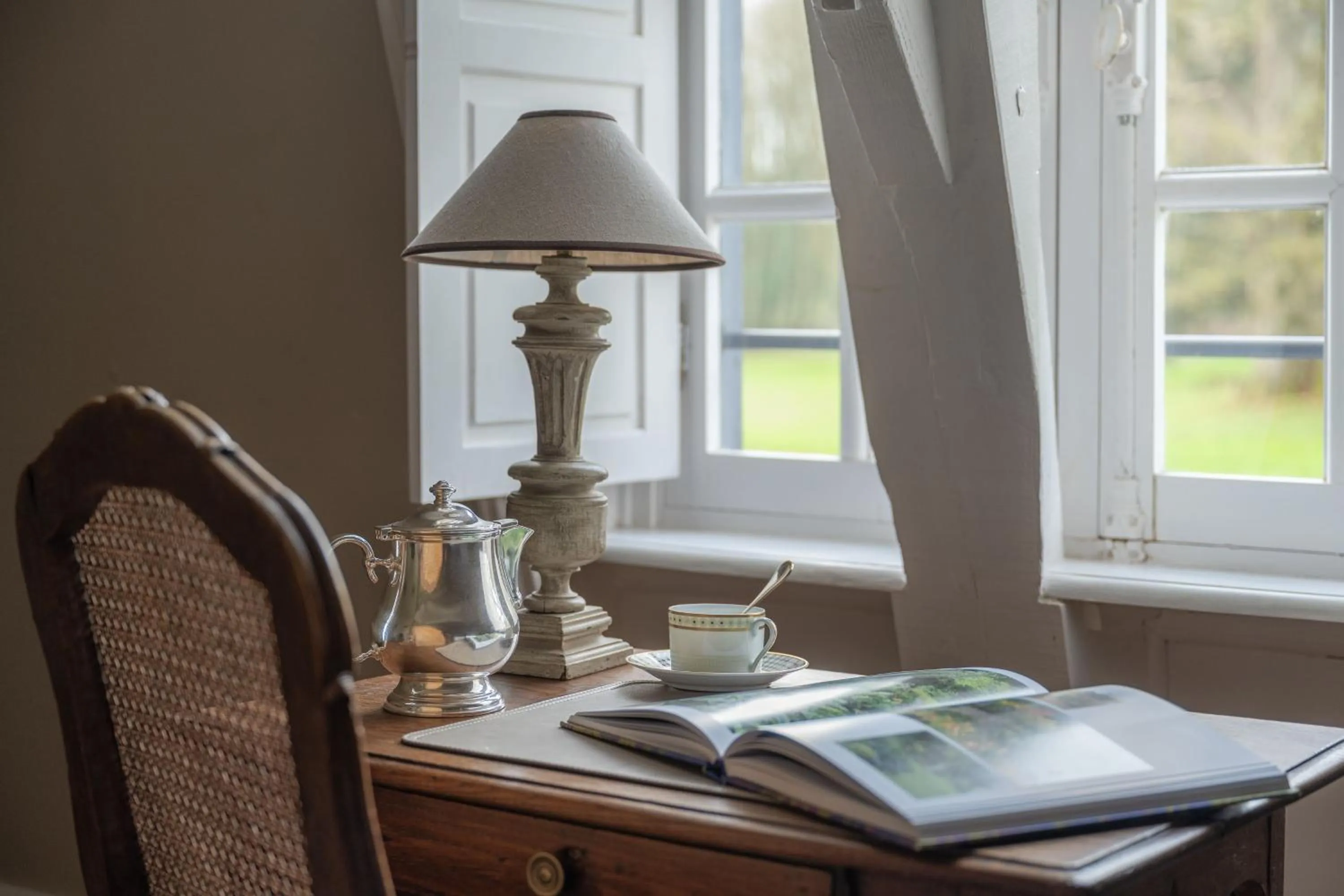 Seating area in Le Château d'Etoges - Champagne