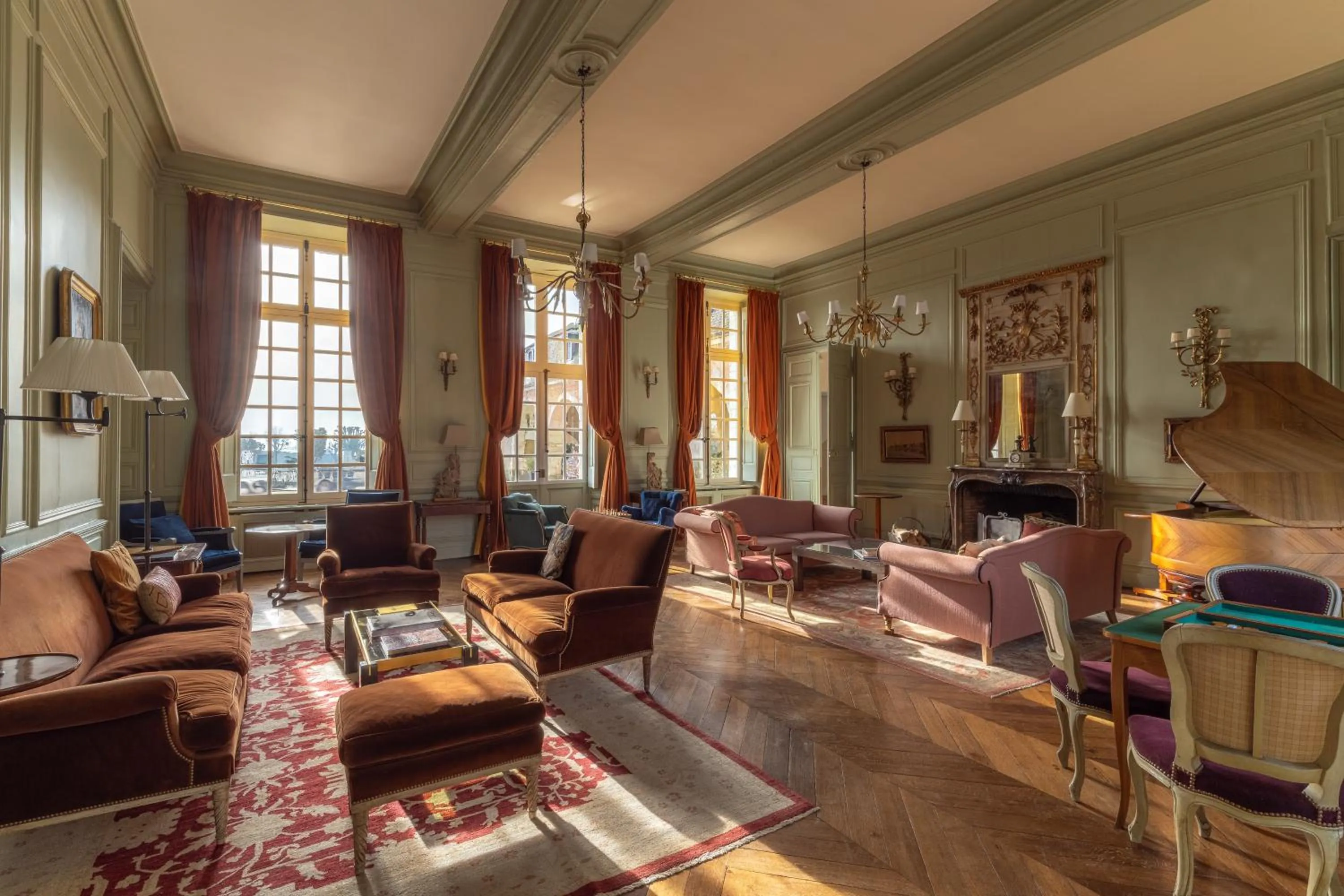 Living room in Le Château d'Etoges - Champagne