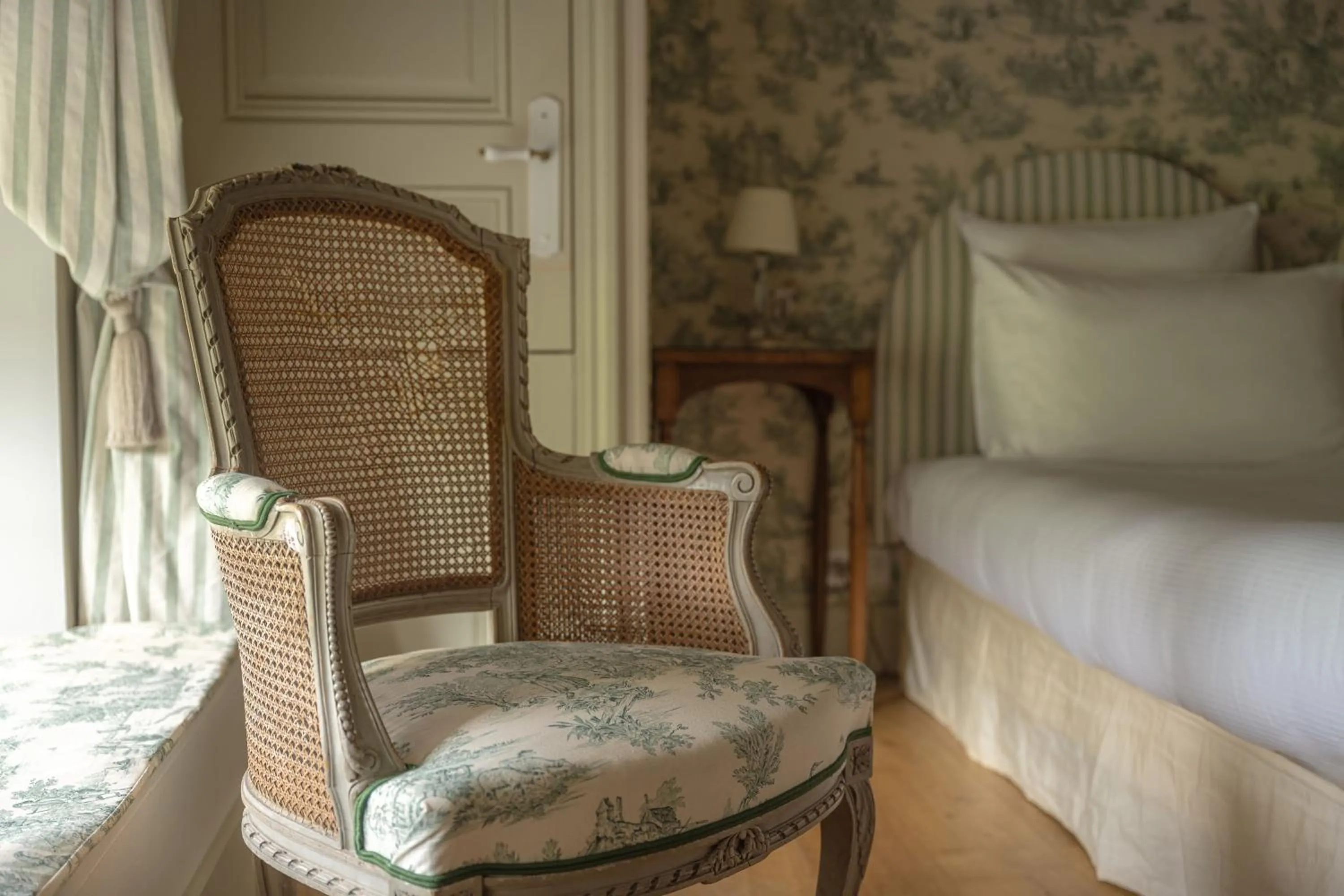 Decorative detail, Bed in Le Château d'Etoges - Champagne