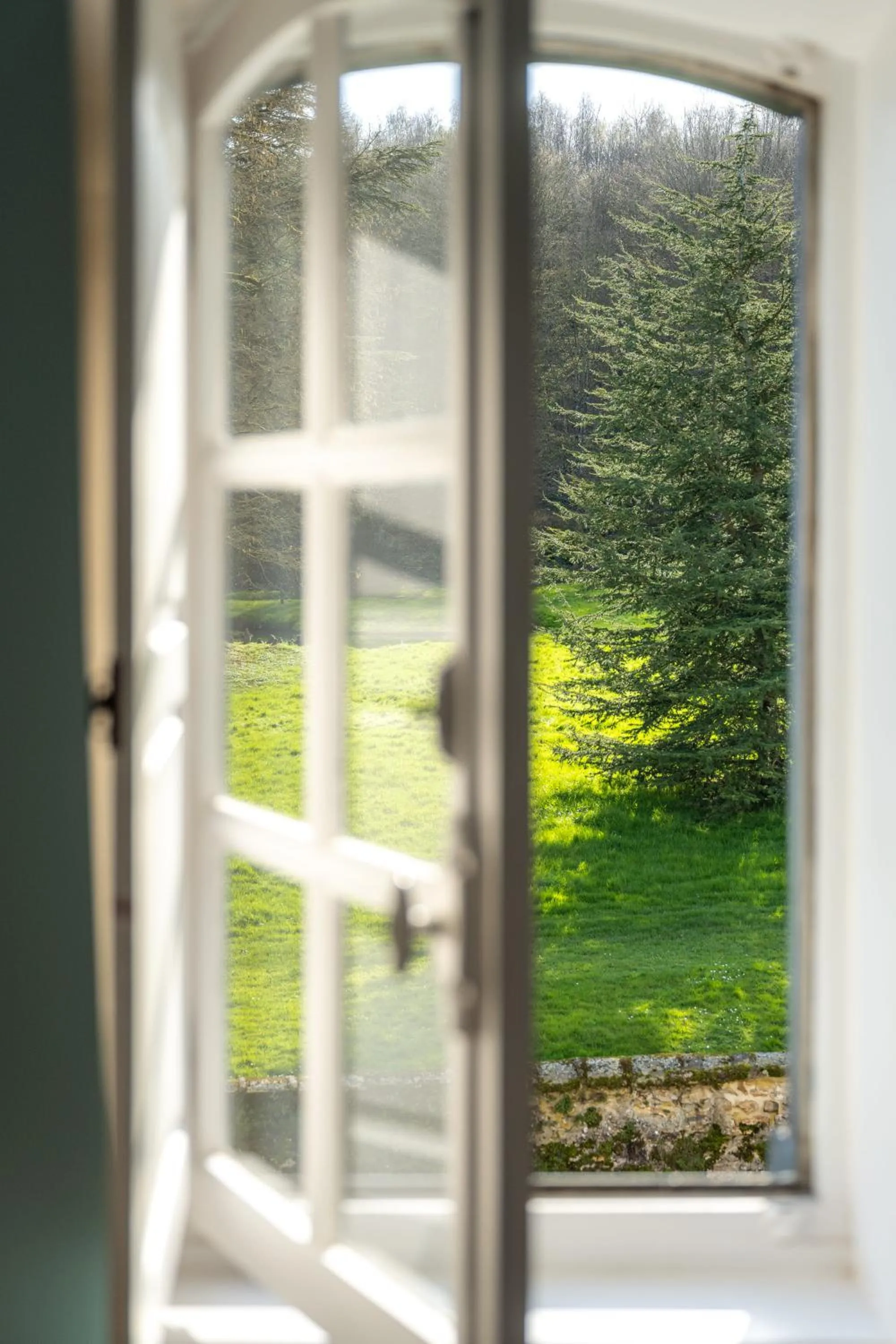 Garden view in Le Château d'Etoges - Champagne