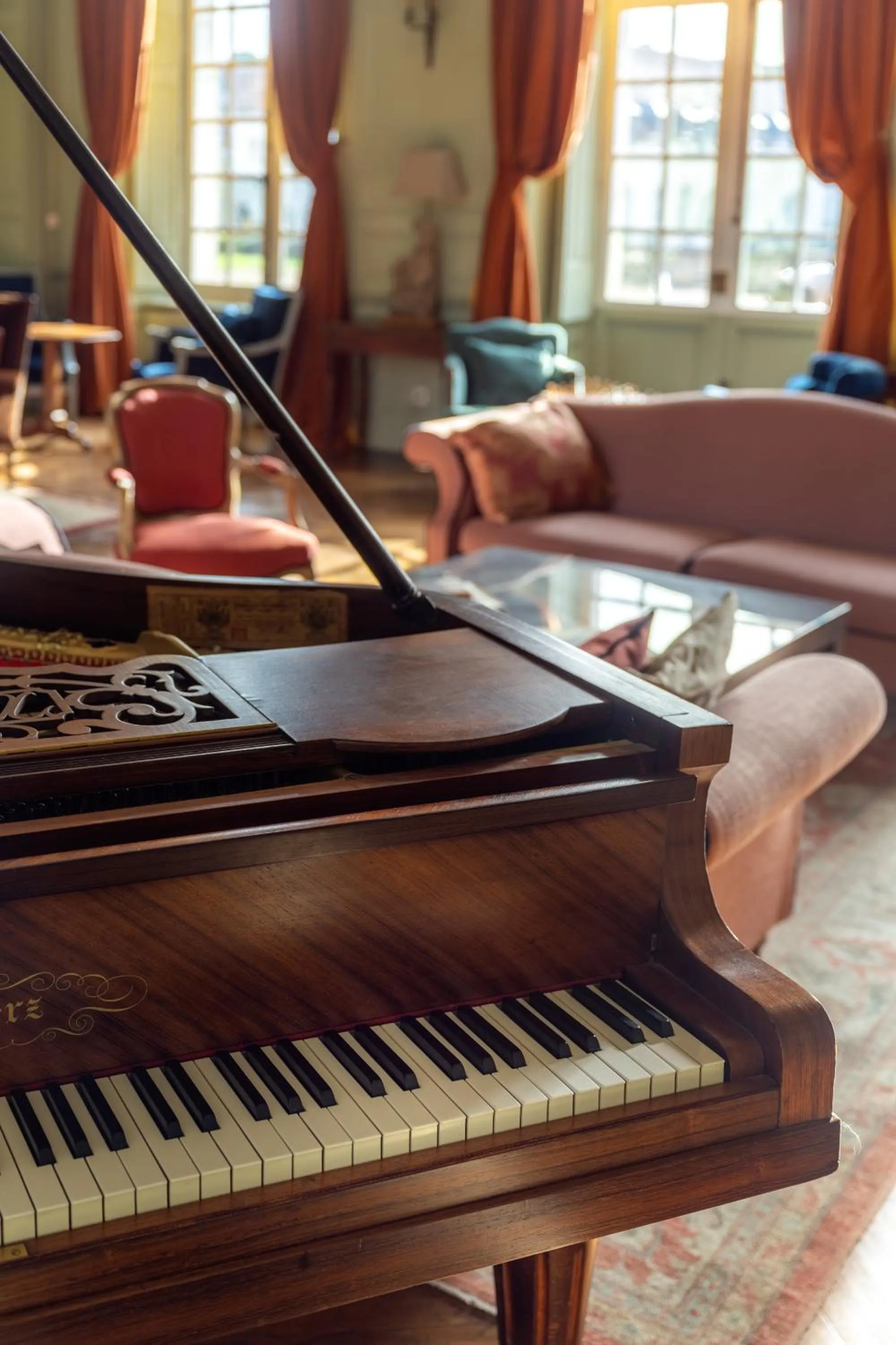 Living room in Le Château d'Etoges - Champagne