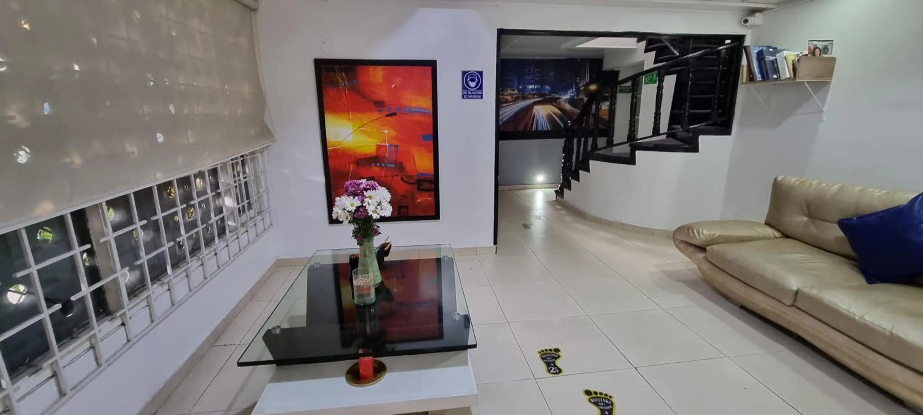 Living room in Blue House Corferias