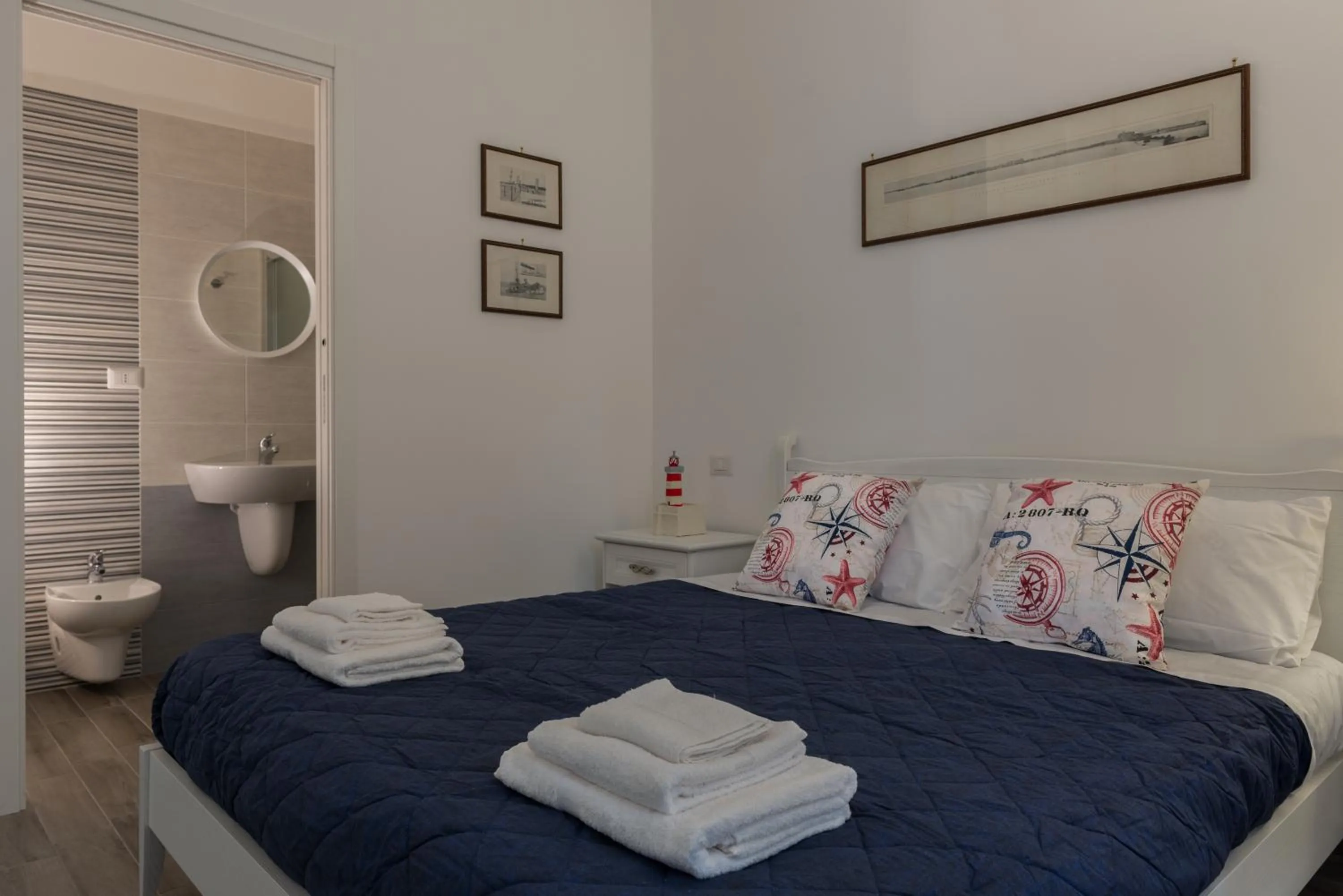 Bed in B&B Rotta Mediterranea