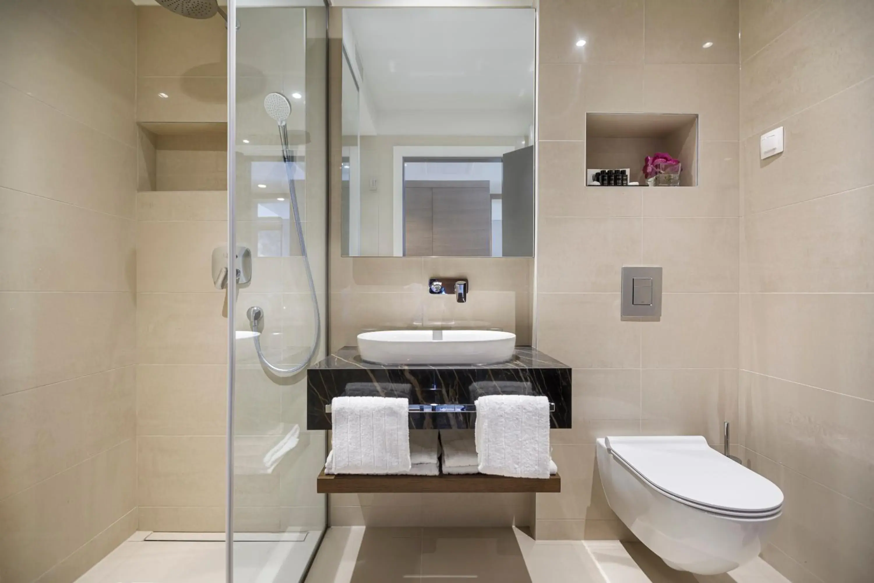 Bathroom in Hotel Ambasador - by Liburnia Hotels & Villas Bathroom in Hotel Ambasador - by Liburnia Hotels & Villas