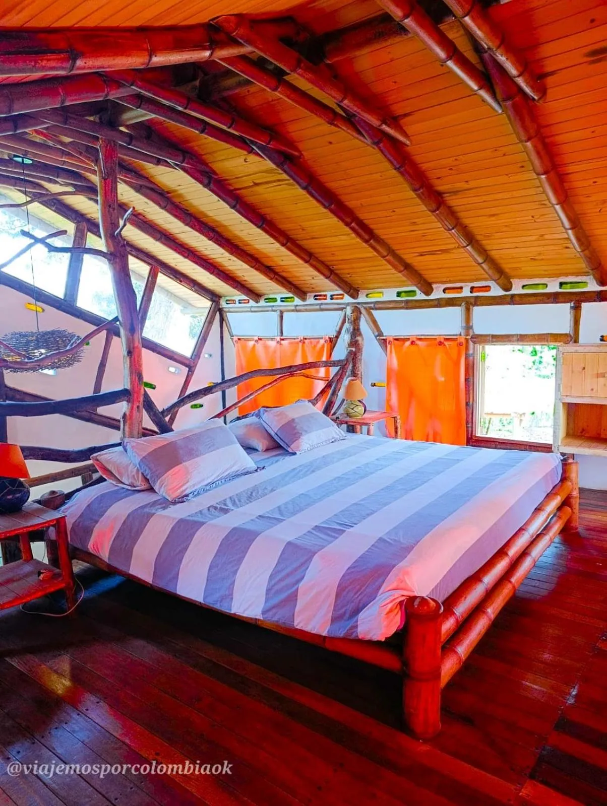 Bed in Hotel La Casa de Francois