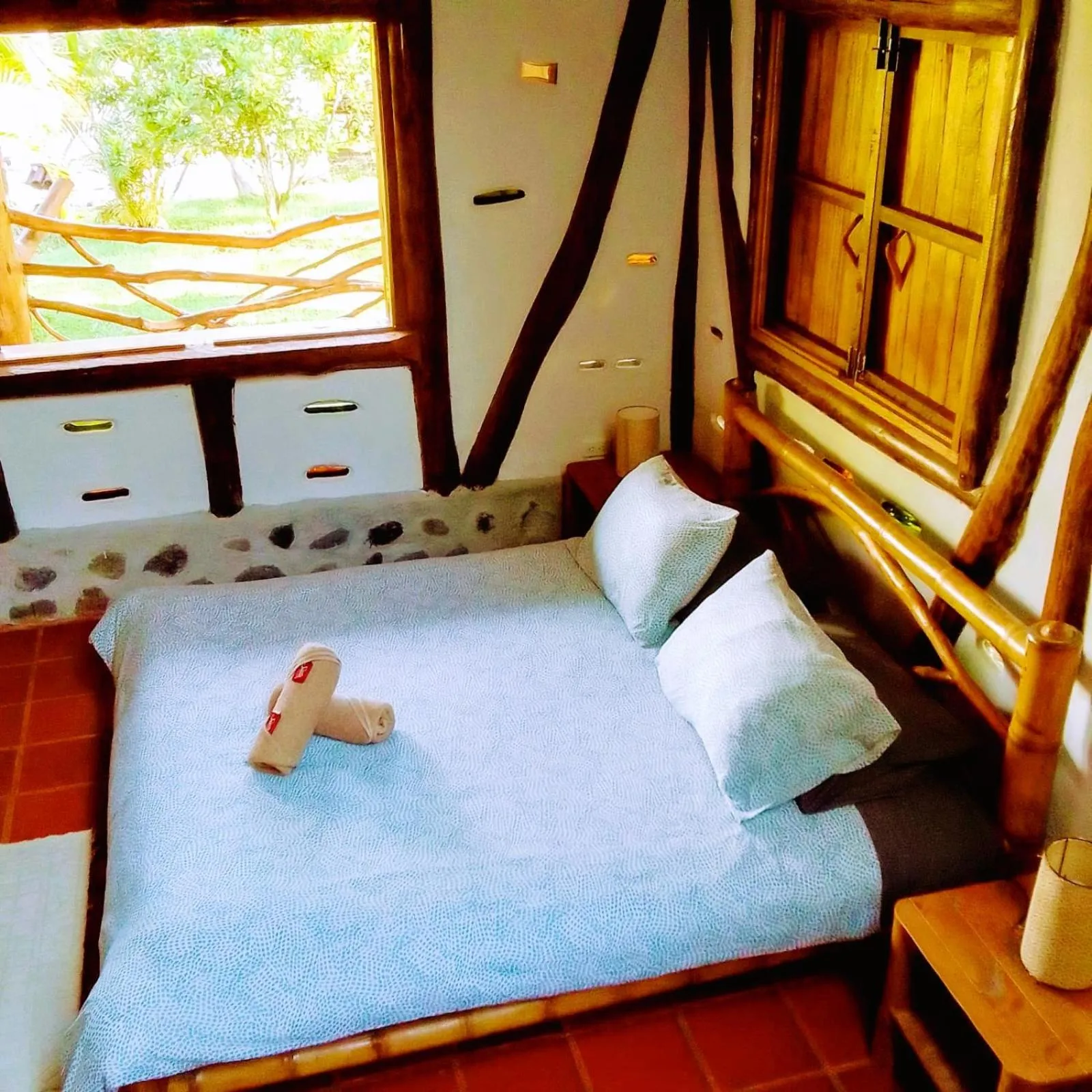 Bed in Hotel La Casa de Francois