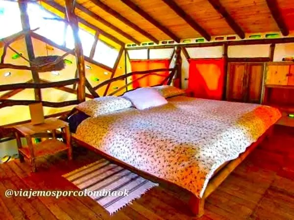 Bed in Hotel La Casa de Francois