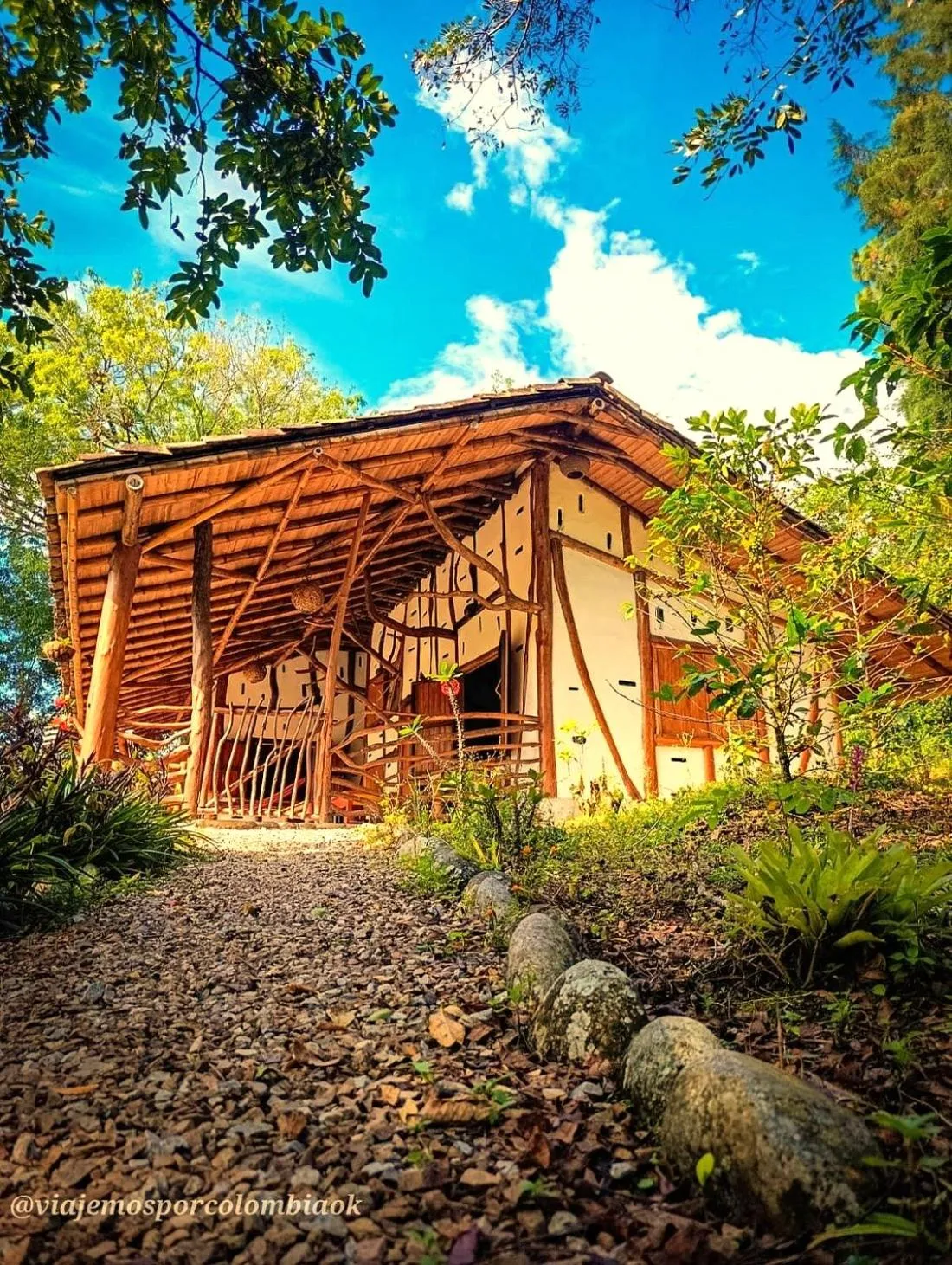 Garden view in Hotel La Casa de Francois