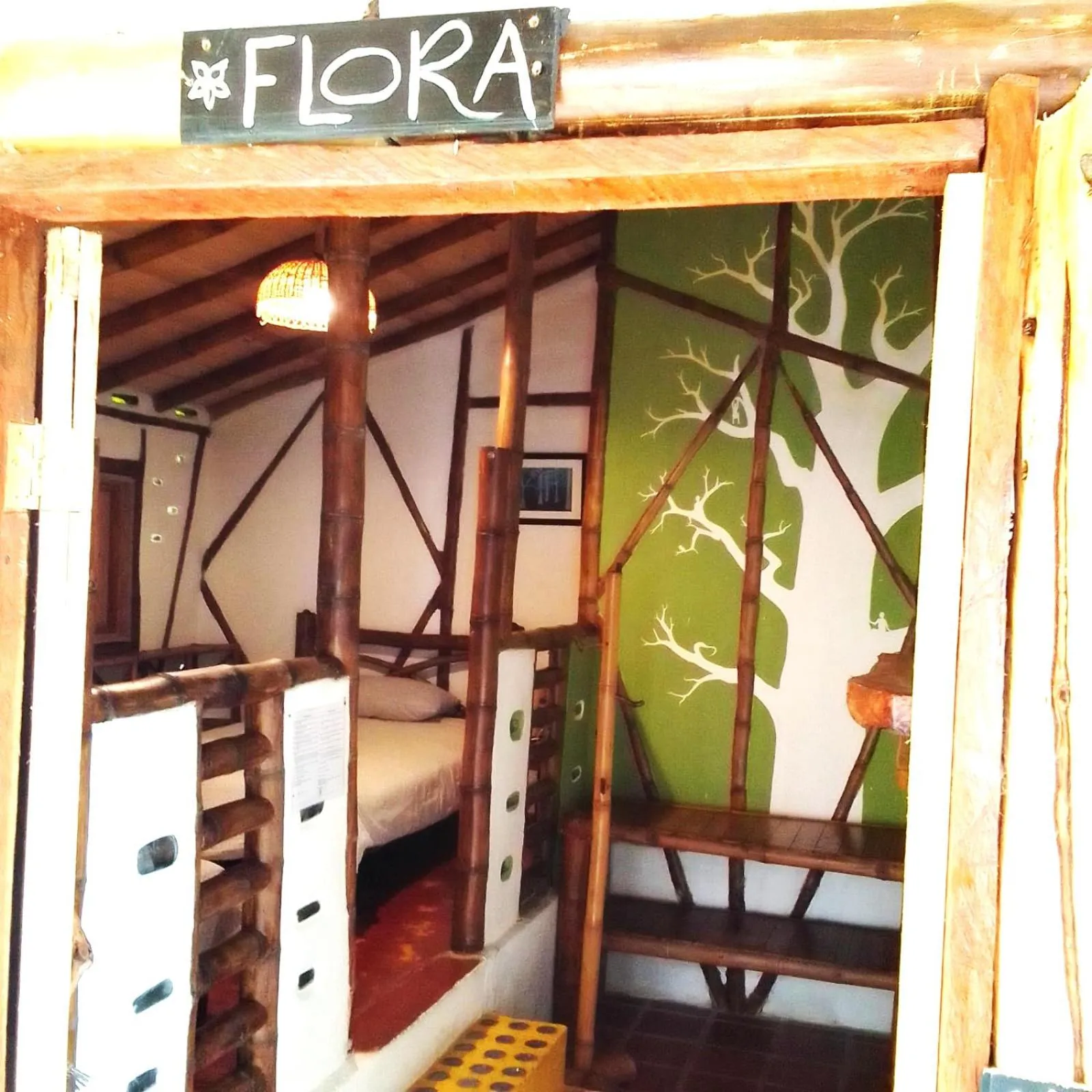 Bed in Hotel La Casa de Francois