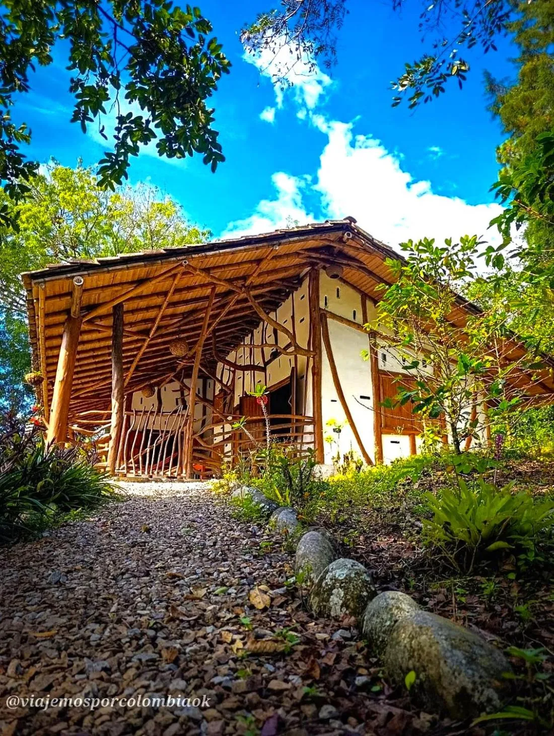 Garden view in Hotel La Casa de Francois
