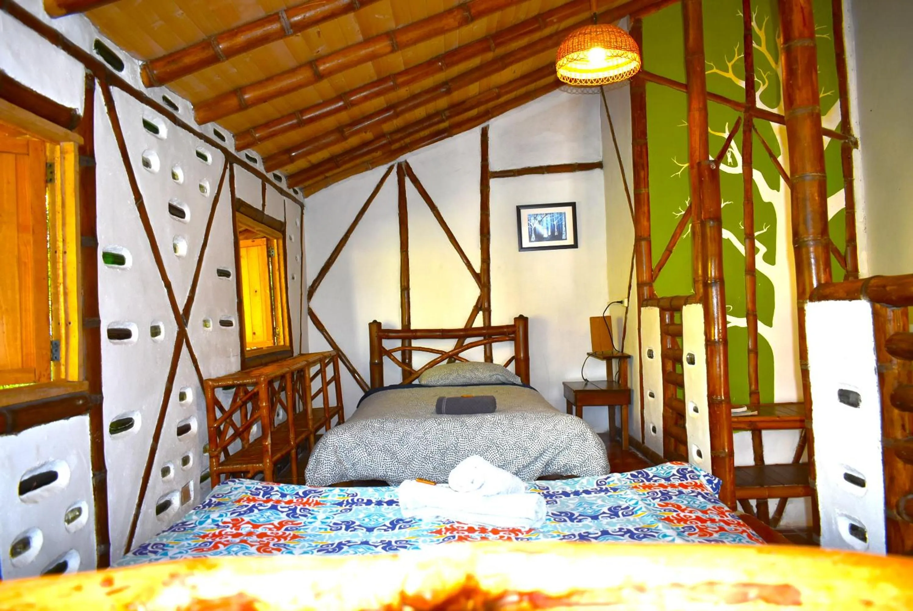 Bed in Hotel La Casa de Francois