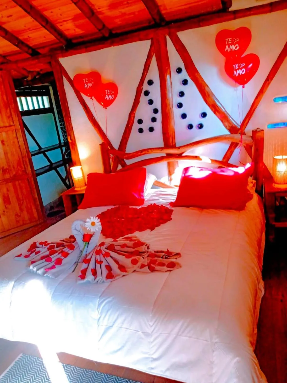 Bed in Hotel La Casa de Francois