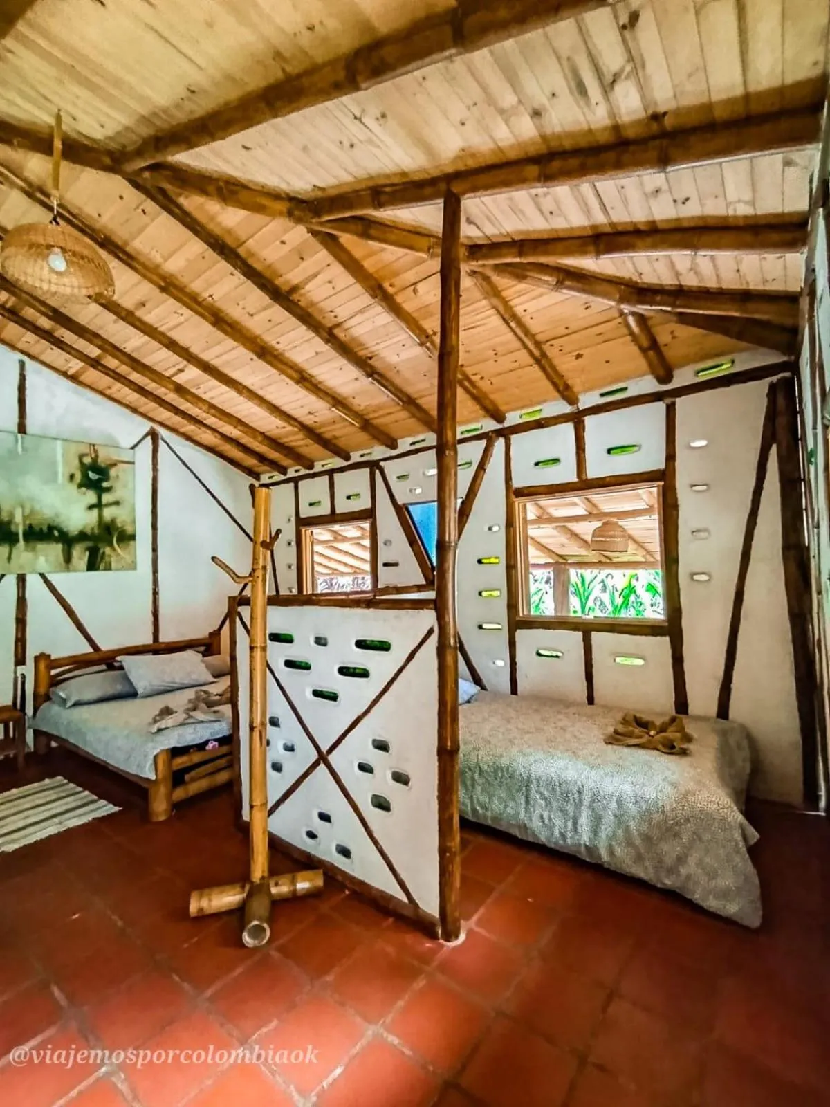 Bed in Hotel La Casa de Francois