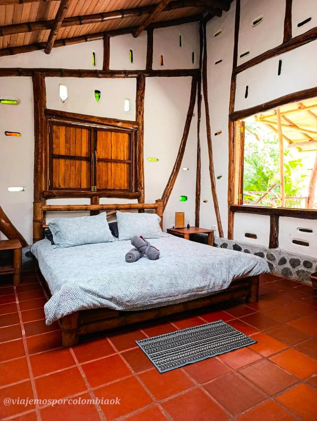 Bed in Hotel La Casa de Francois