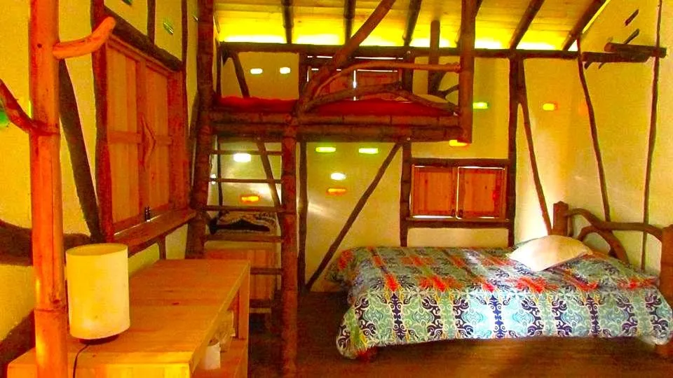 Bed in Hotel La Casa de Francois