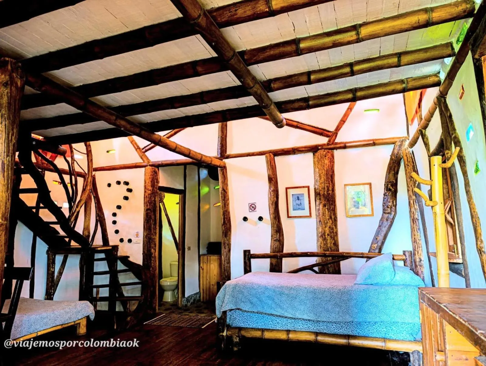 Bed in Hotel La Casa de Francois