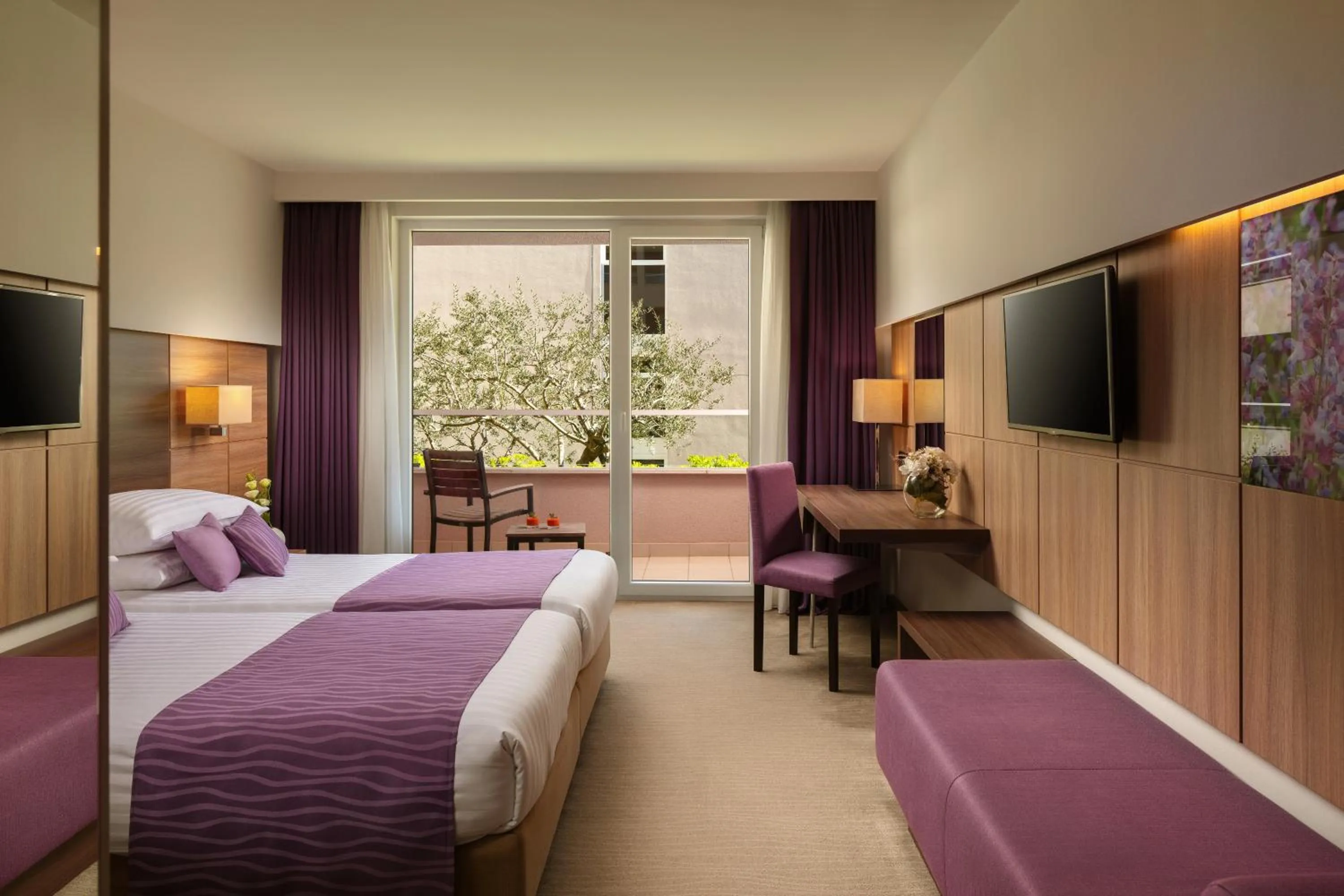 Bed in Vitality Hotel Punta