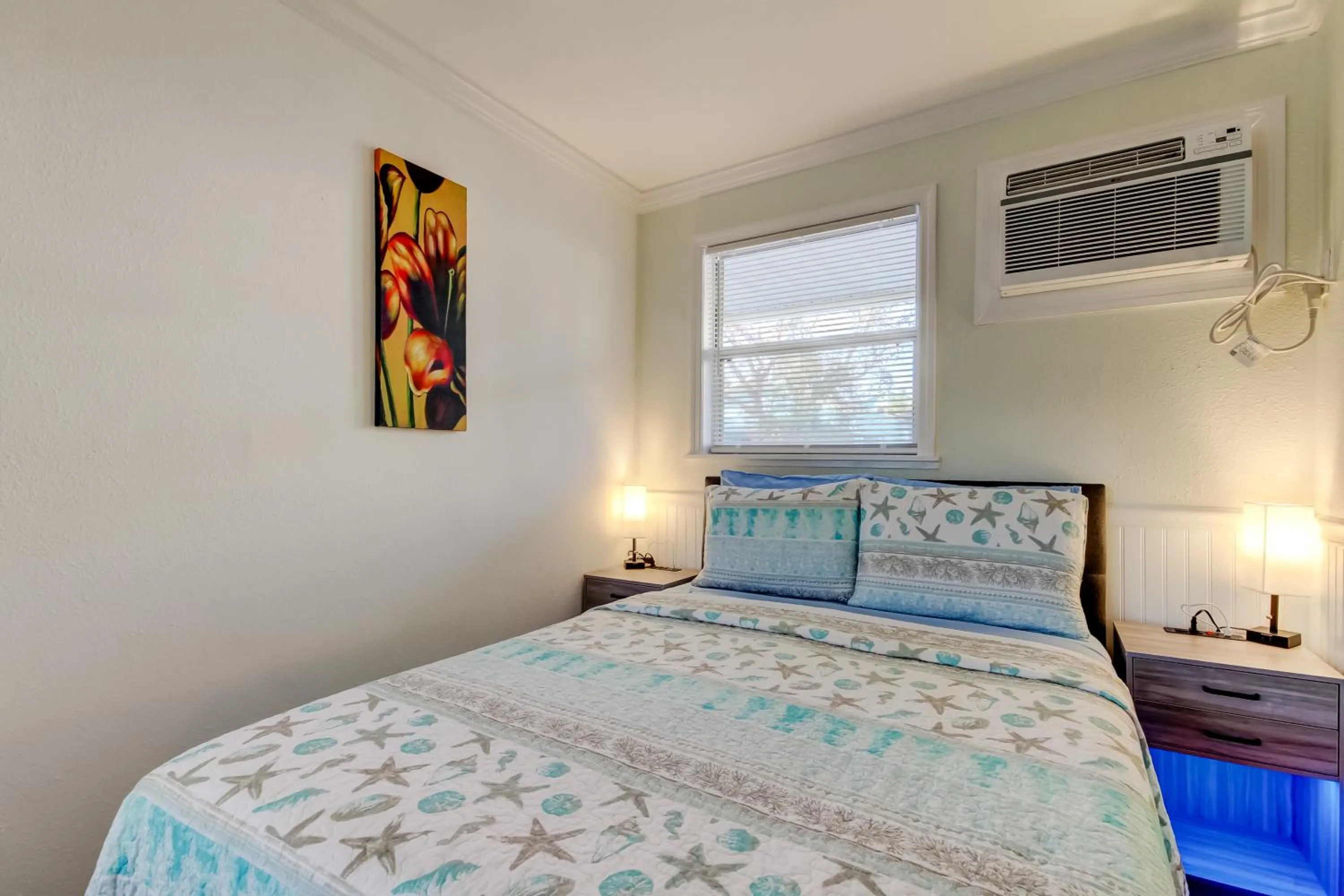 Bed in Carousel Suites -Redington Shores