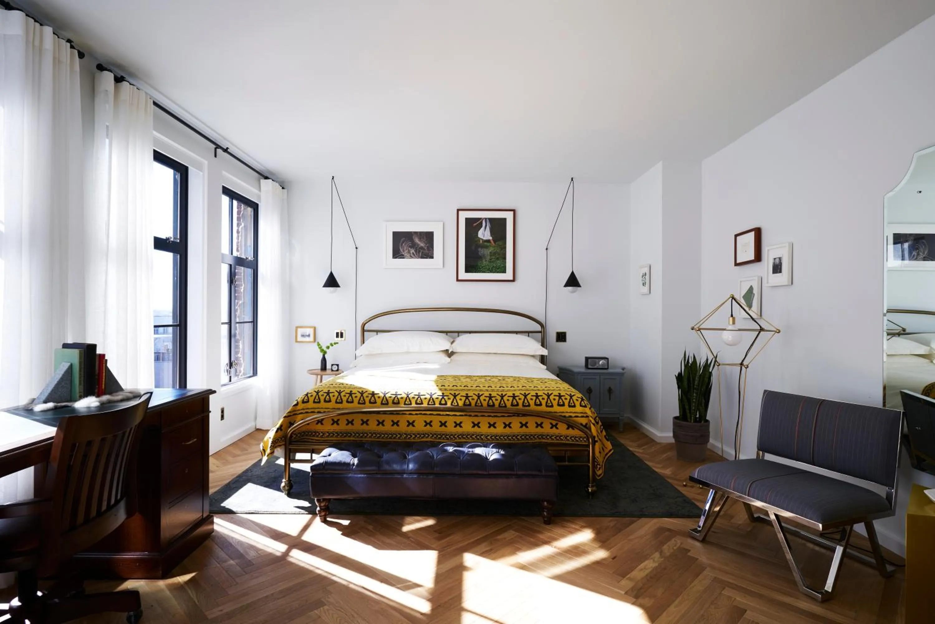 Bed in The LINE Hotel DC