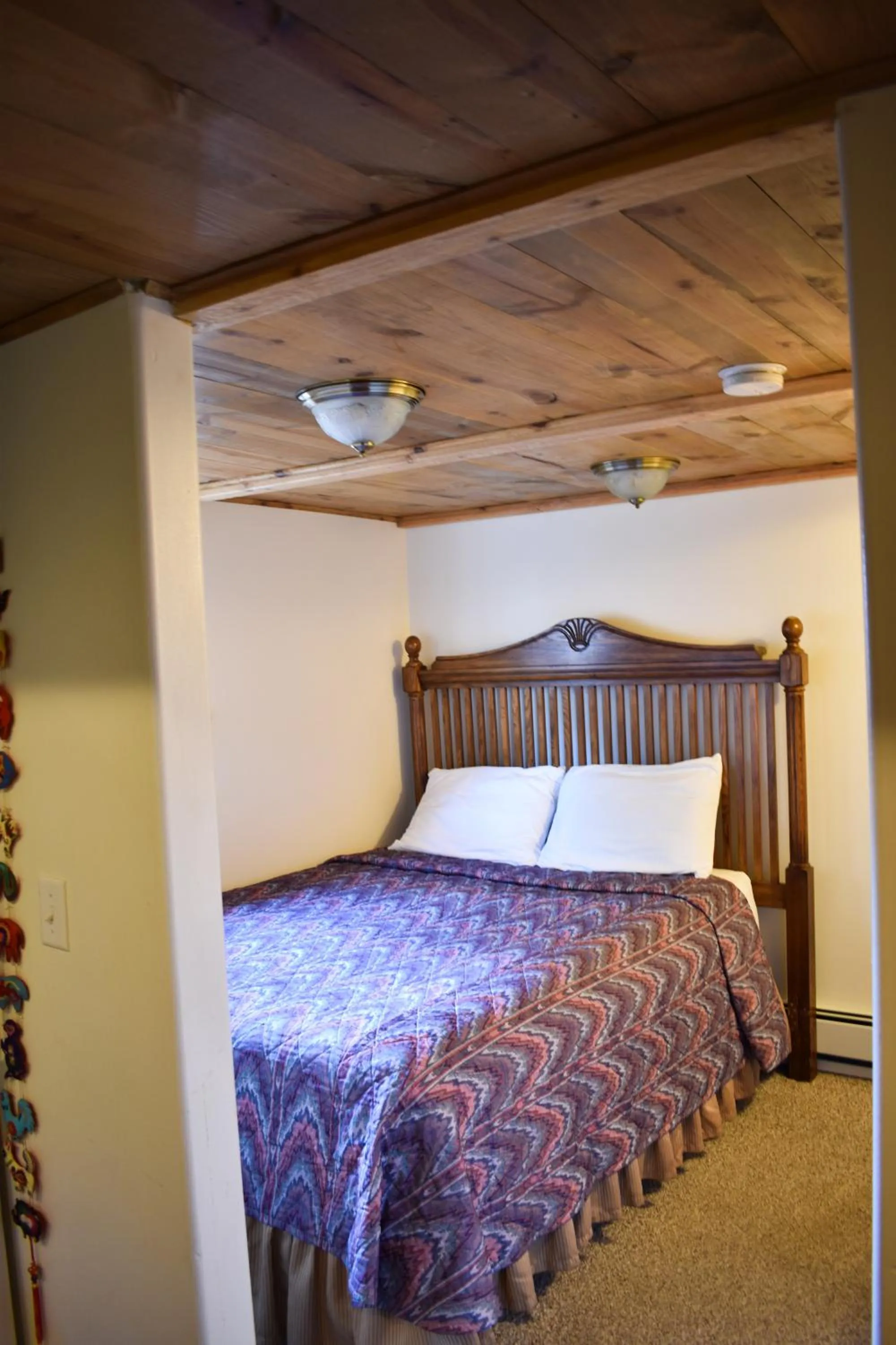 Bed in Exit Glacier Lodge