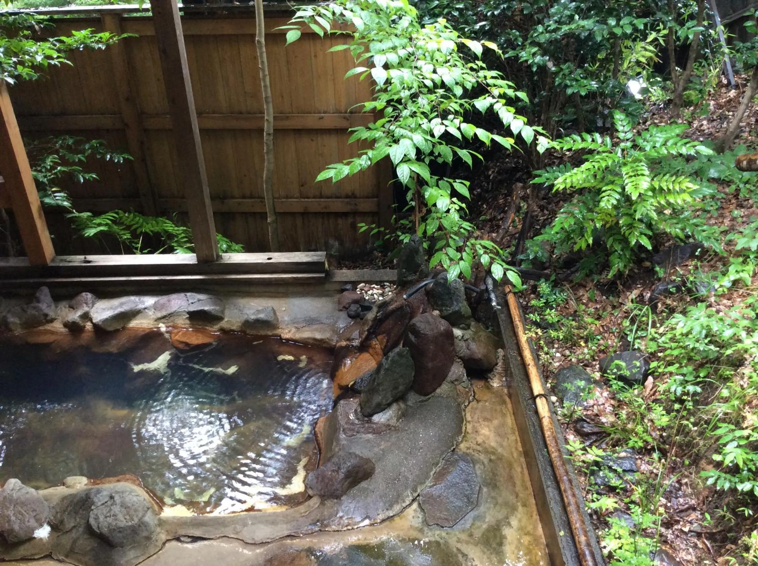 Open Air Bath in Kurasako Onsen Sakura