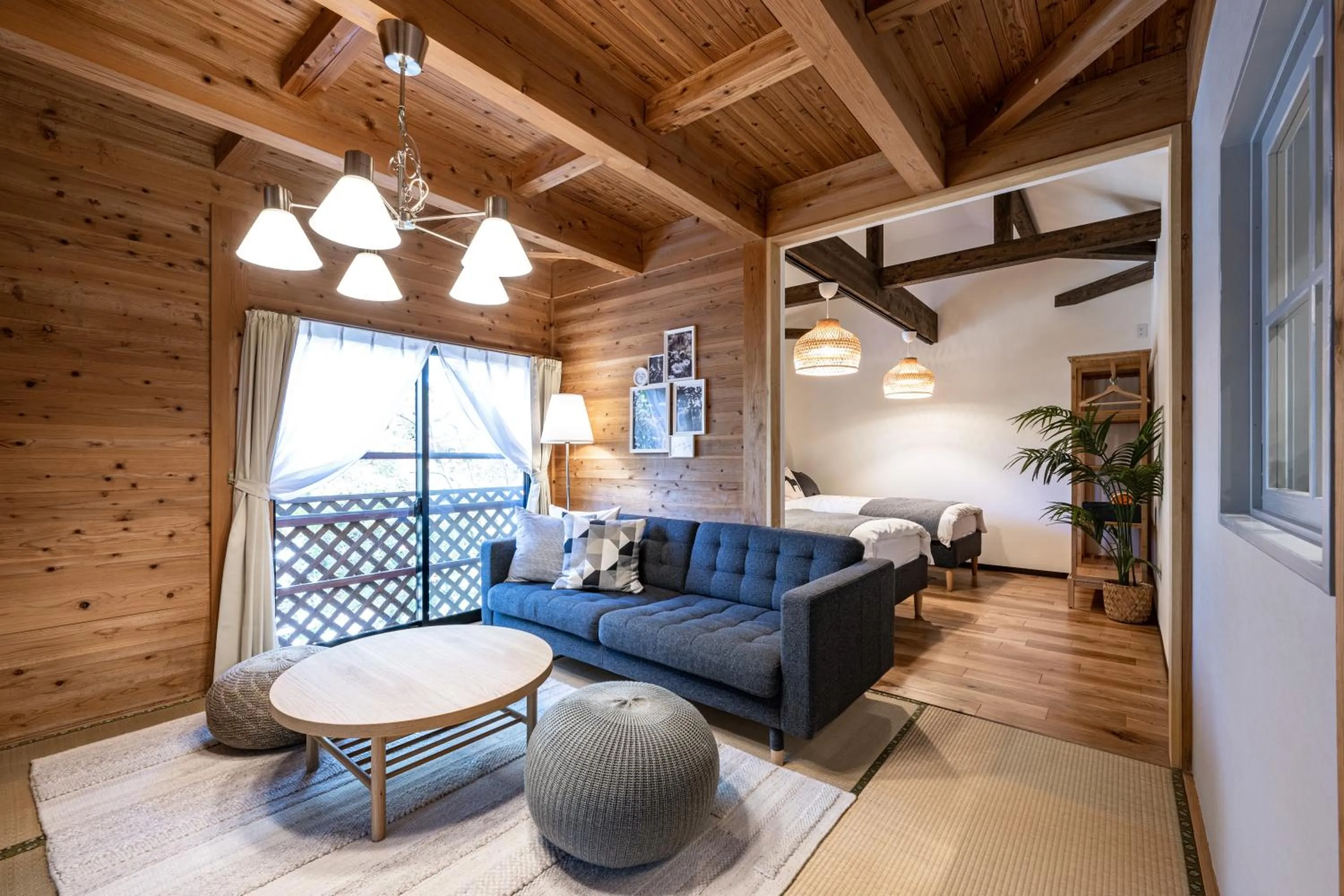 Living room, Bed in Kurasako Onsen Sakura