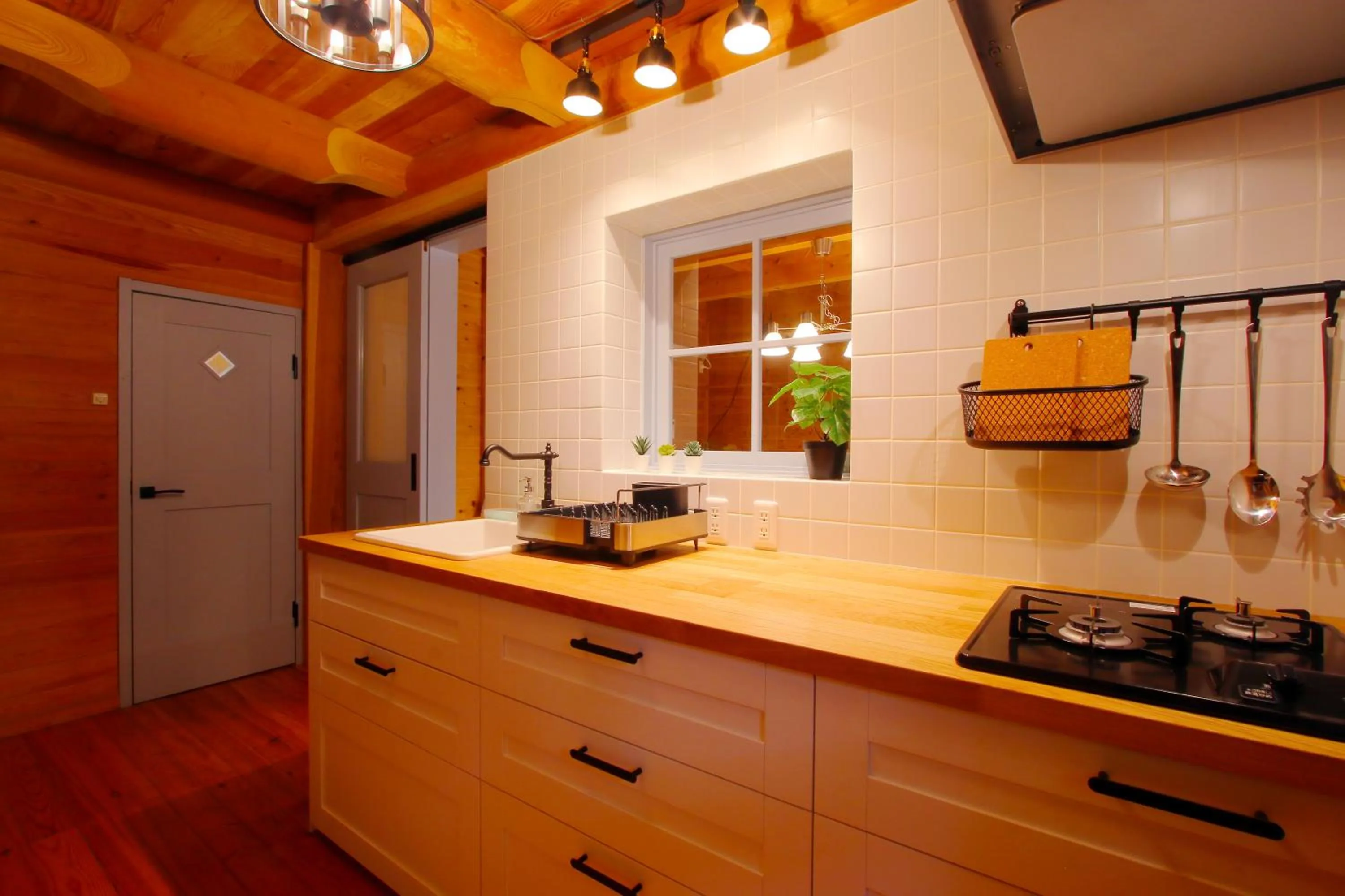 Kitchen or kitchenette in Kurasako Onsen Sakura