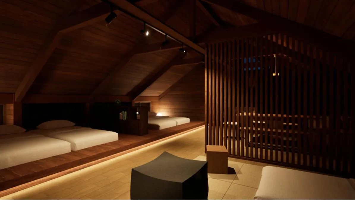 Bed in Kurasako Onsen Sakura