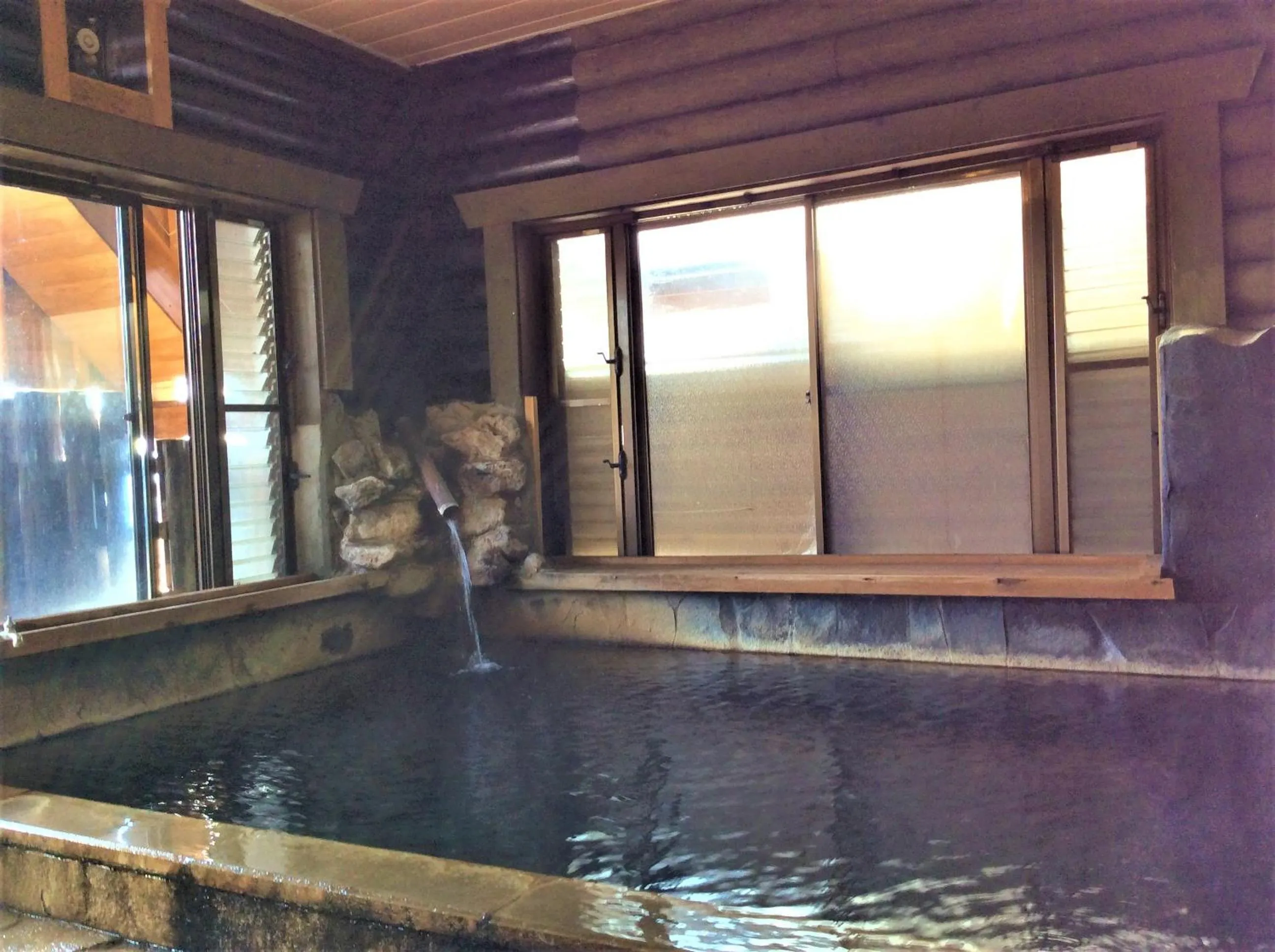 Hot Spring Bath in Kurasako Onsen Sakura