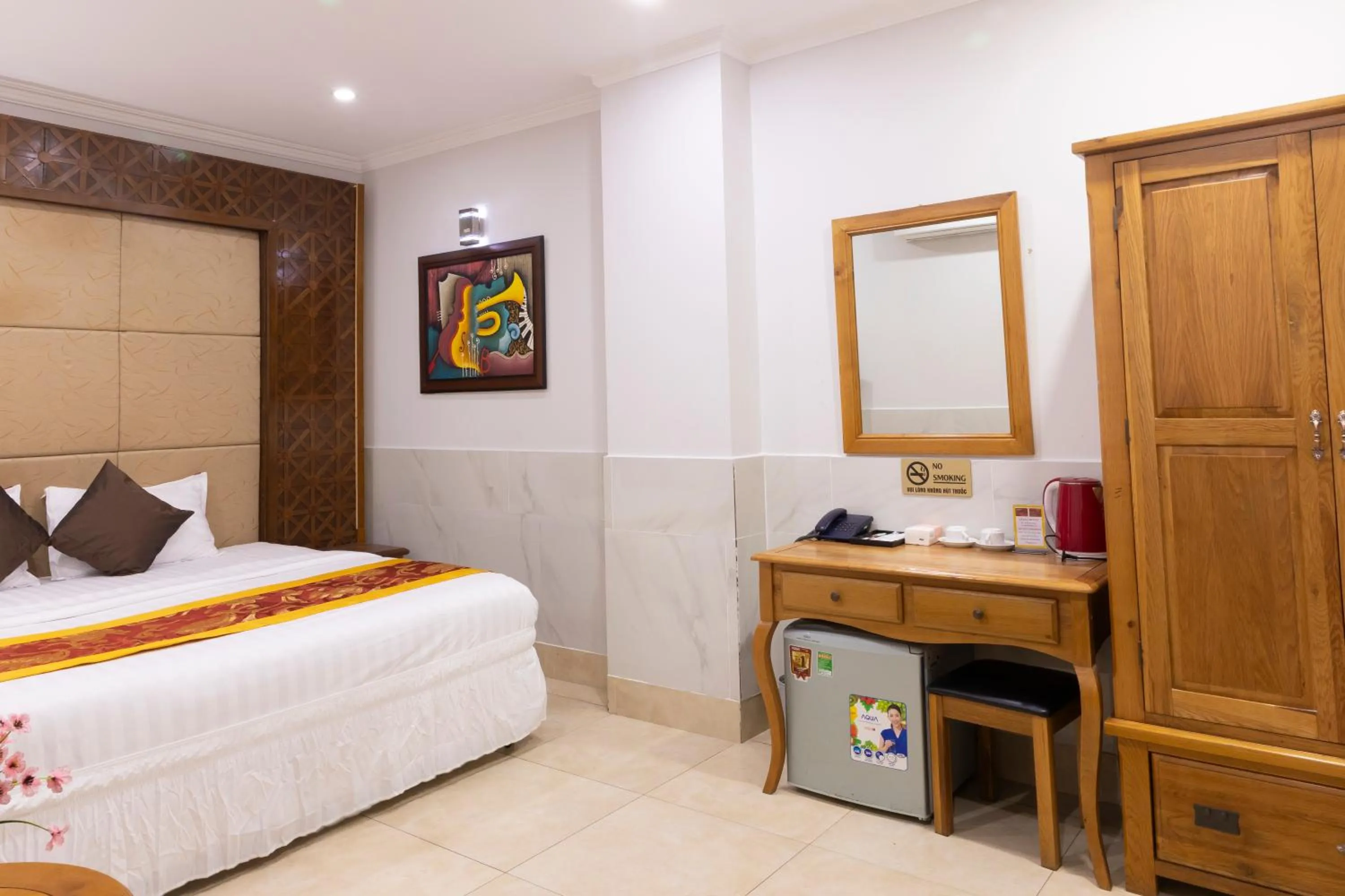 Bed in Atana Airport Hotel