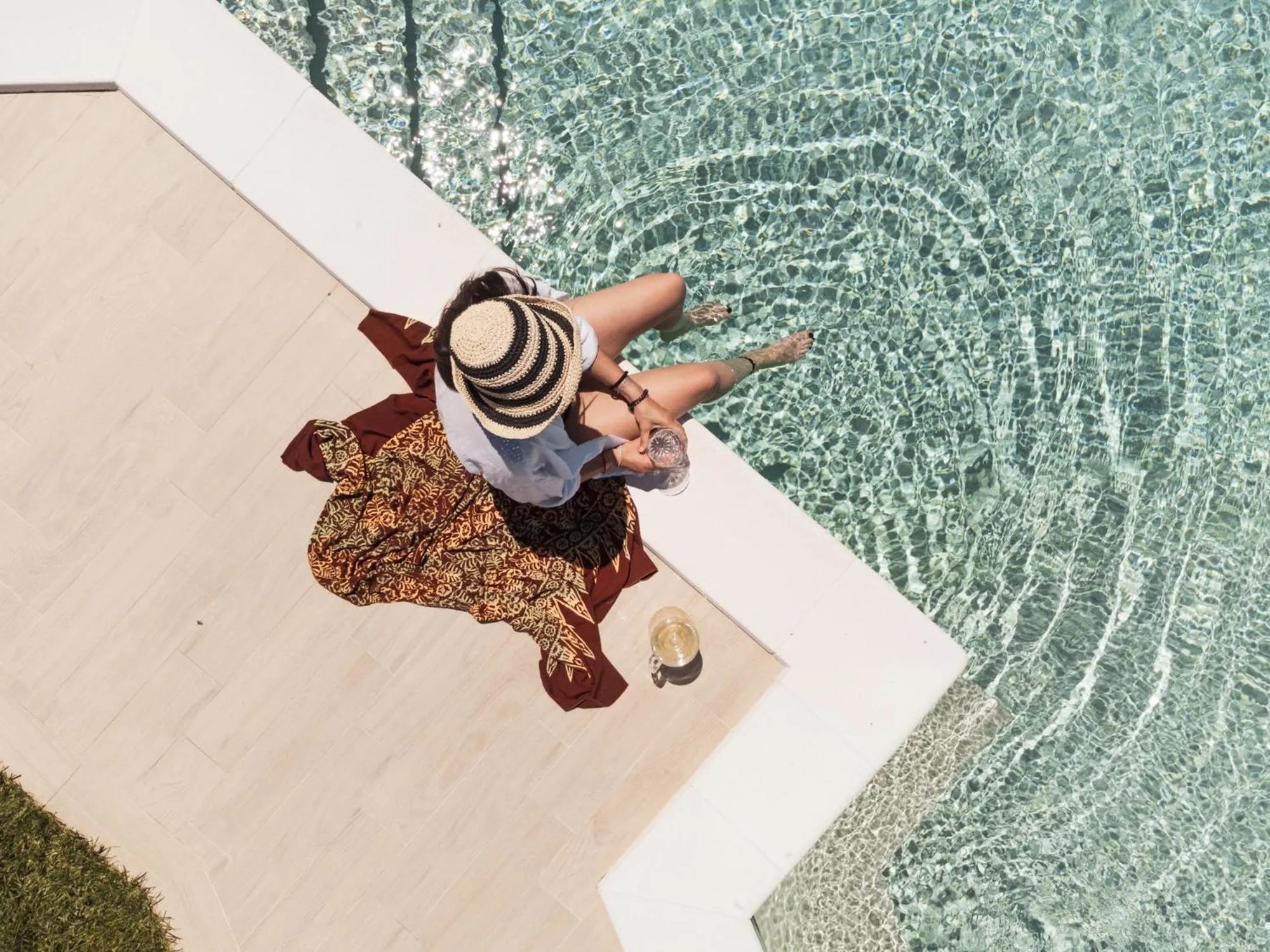 Swimming pool in Hotel Palmensis
