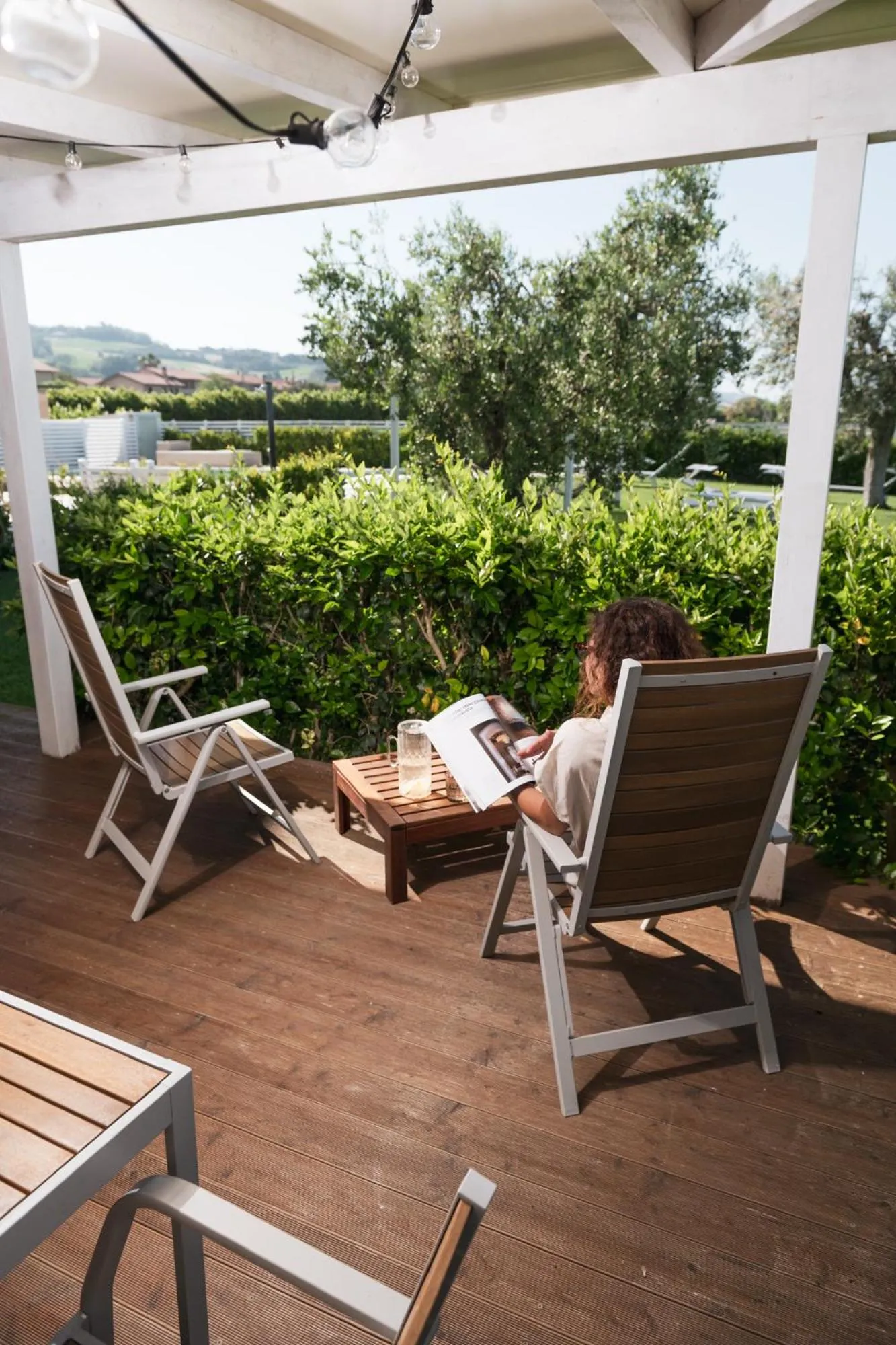 Patio in Hotel Palmensis